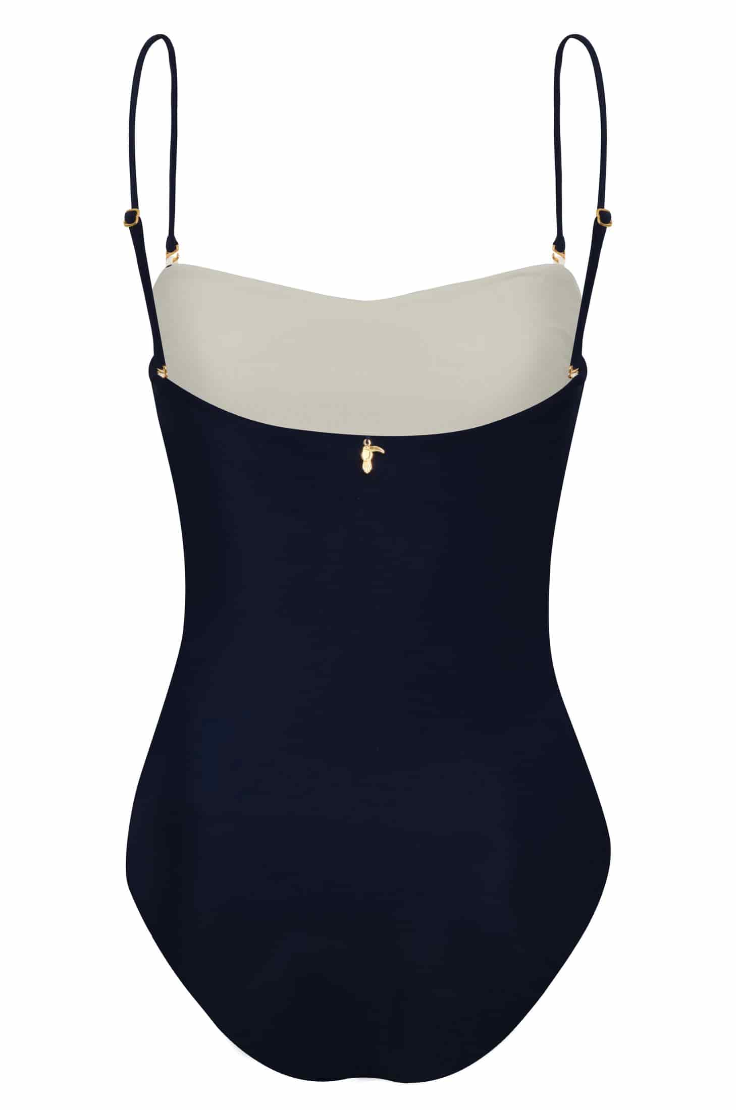 Las Balsas One Piece / Navy - Ivory - miniatura 4