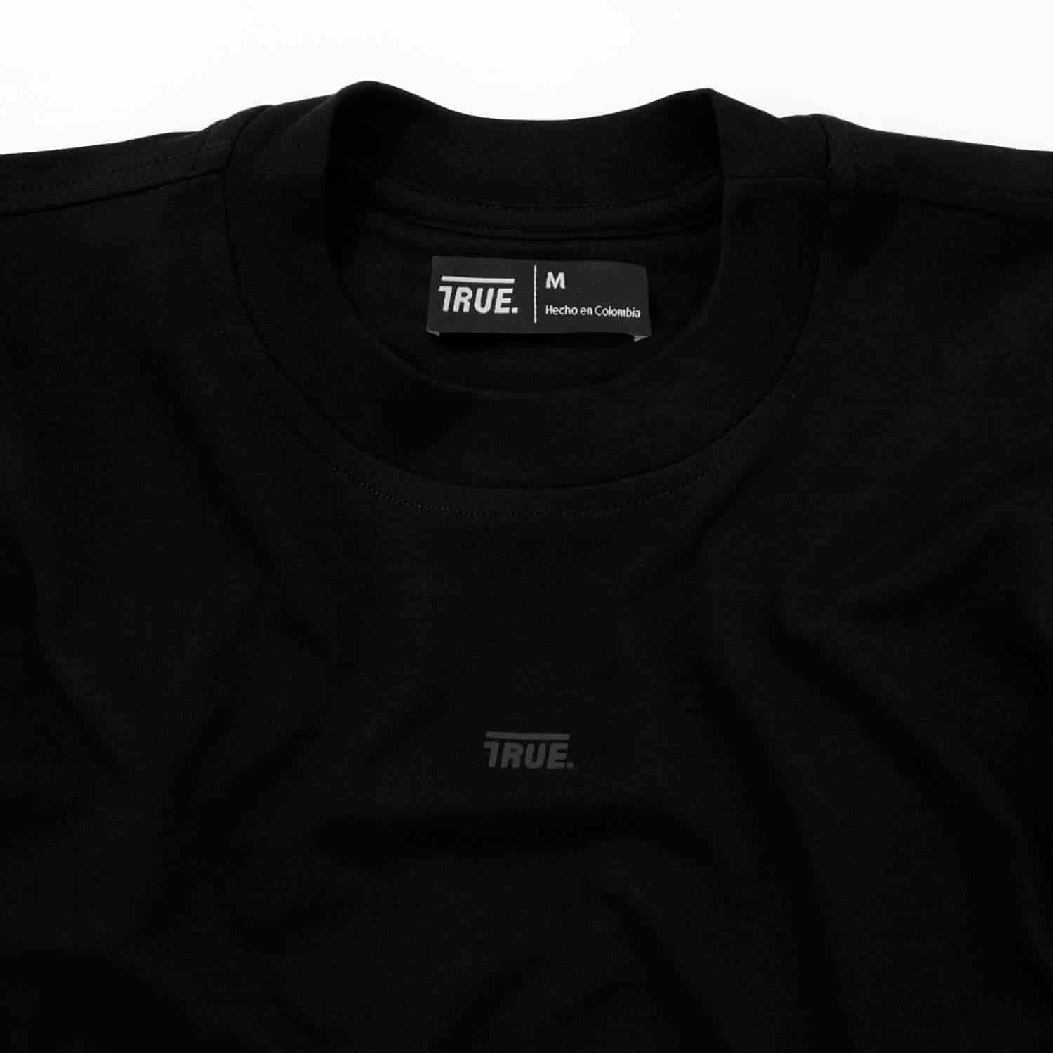 Camiseta Clásica Logo Negro - Negra - miniatura 4