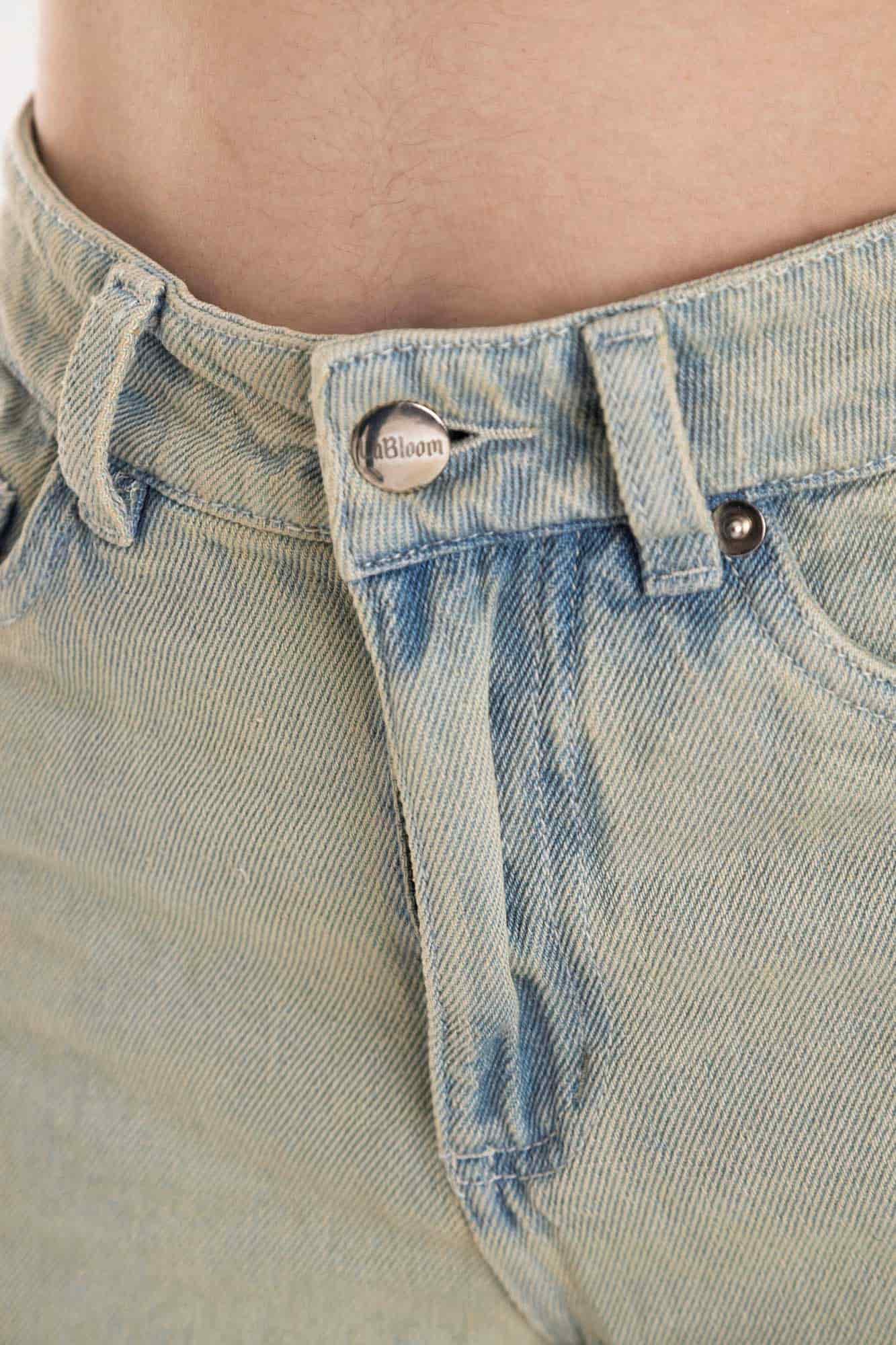 BLACK ACID DENIM SHORT - miniatura 16