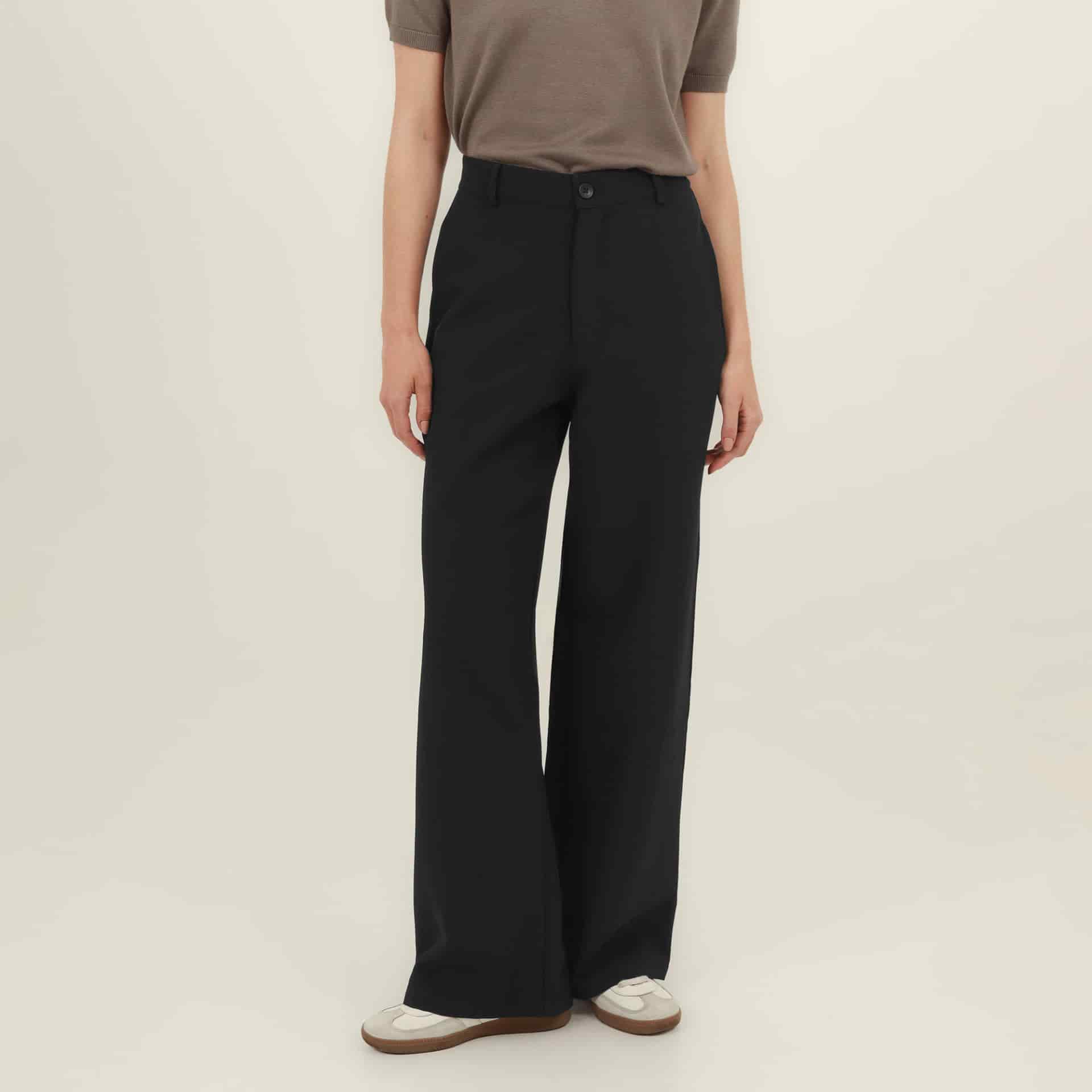 Pantalón rectobásico con pinzas - miniatura 11