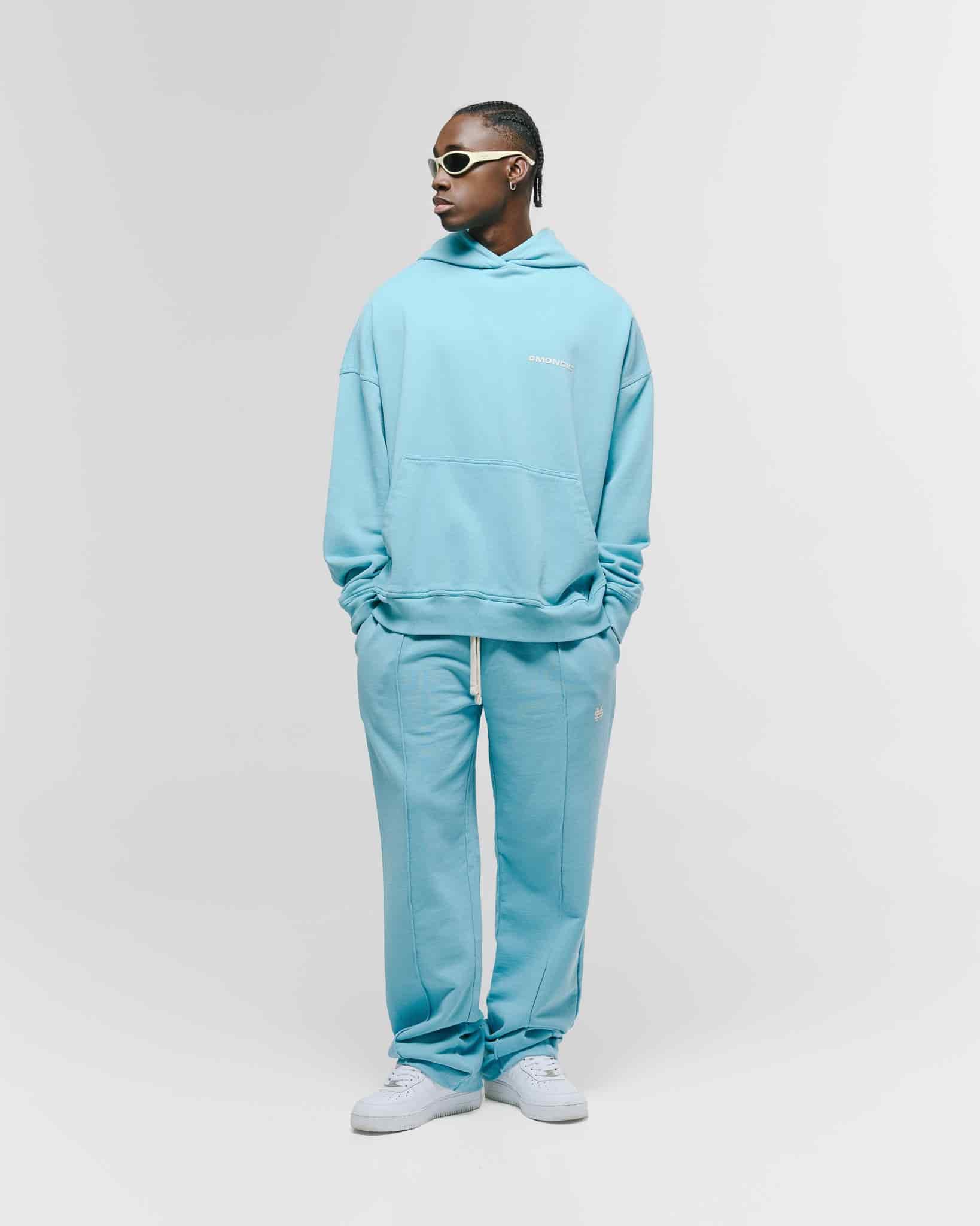 Hoodie Oversized Básico V4 - Azul Claro - miniatura 6