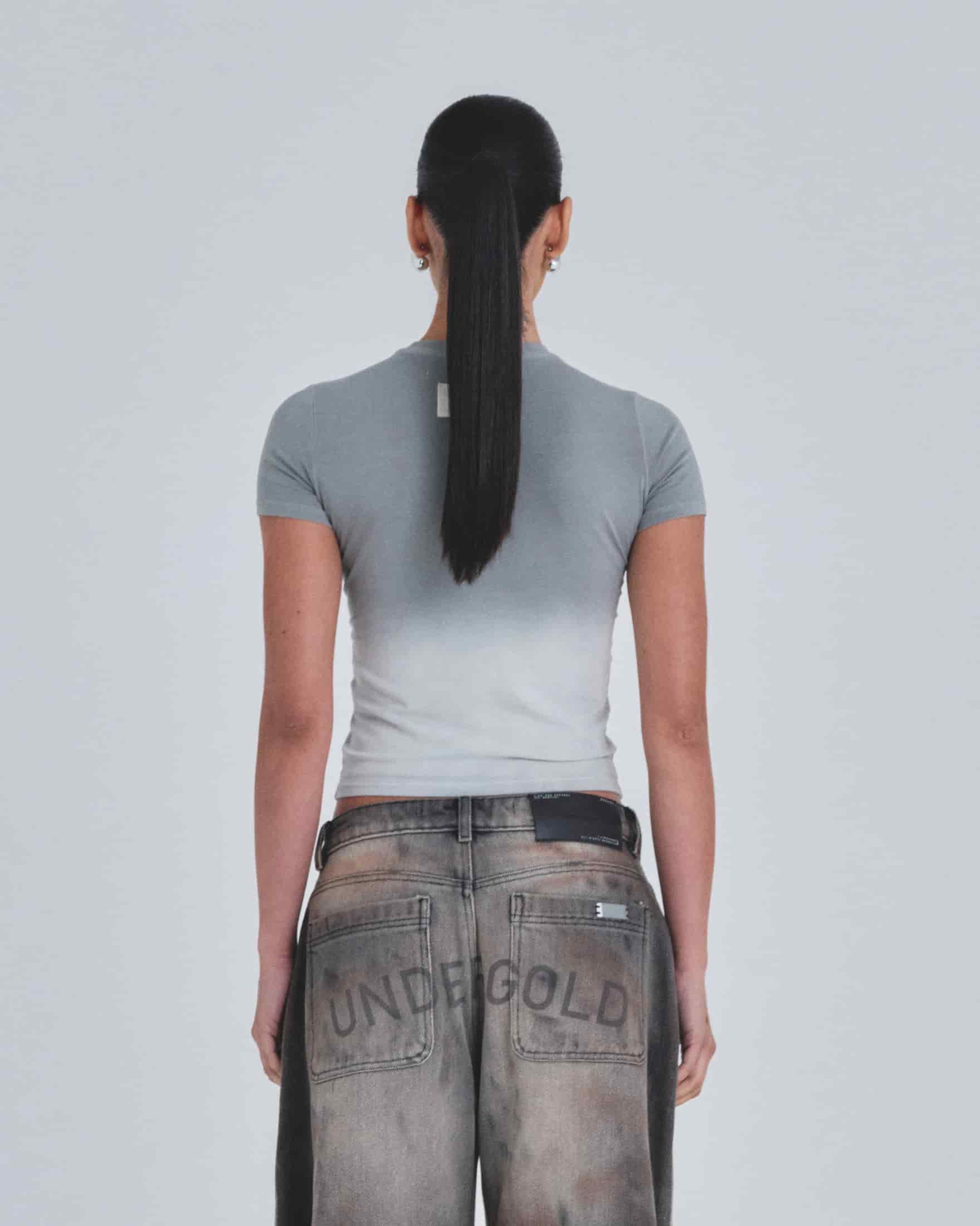 Holy State UNDGLD Long Baby Tee Faded Gray - miniatura 7