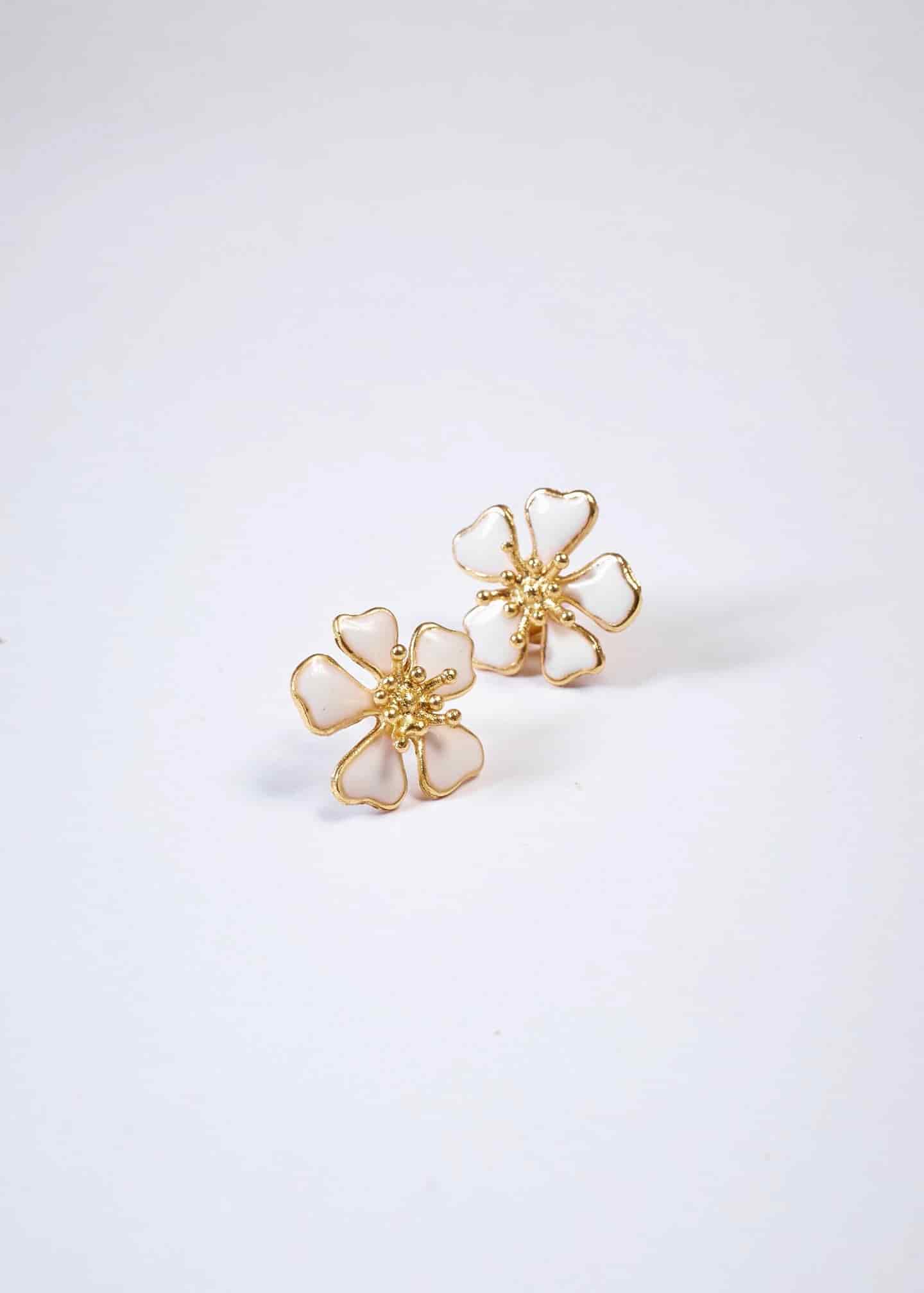 Aretes Aurora Mini Blanco - miniatura 3