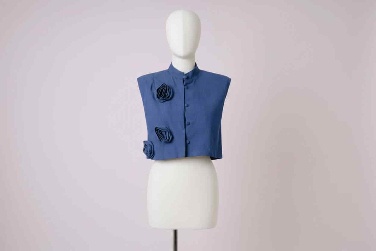 Rose Denim Vest - miniatura 3
