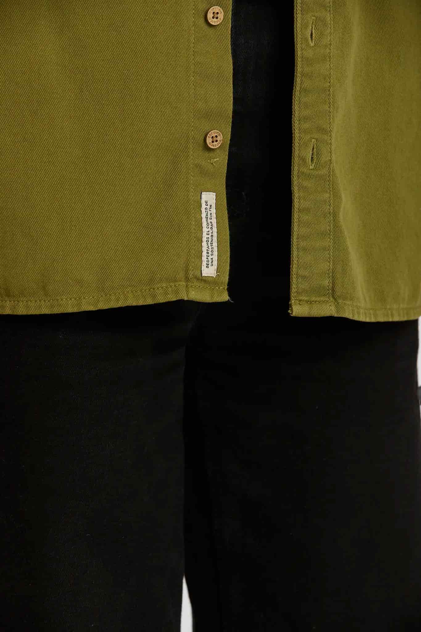 Sobrecamisa verde aceituna - miniatura 6