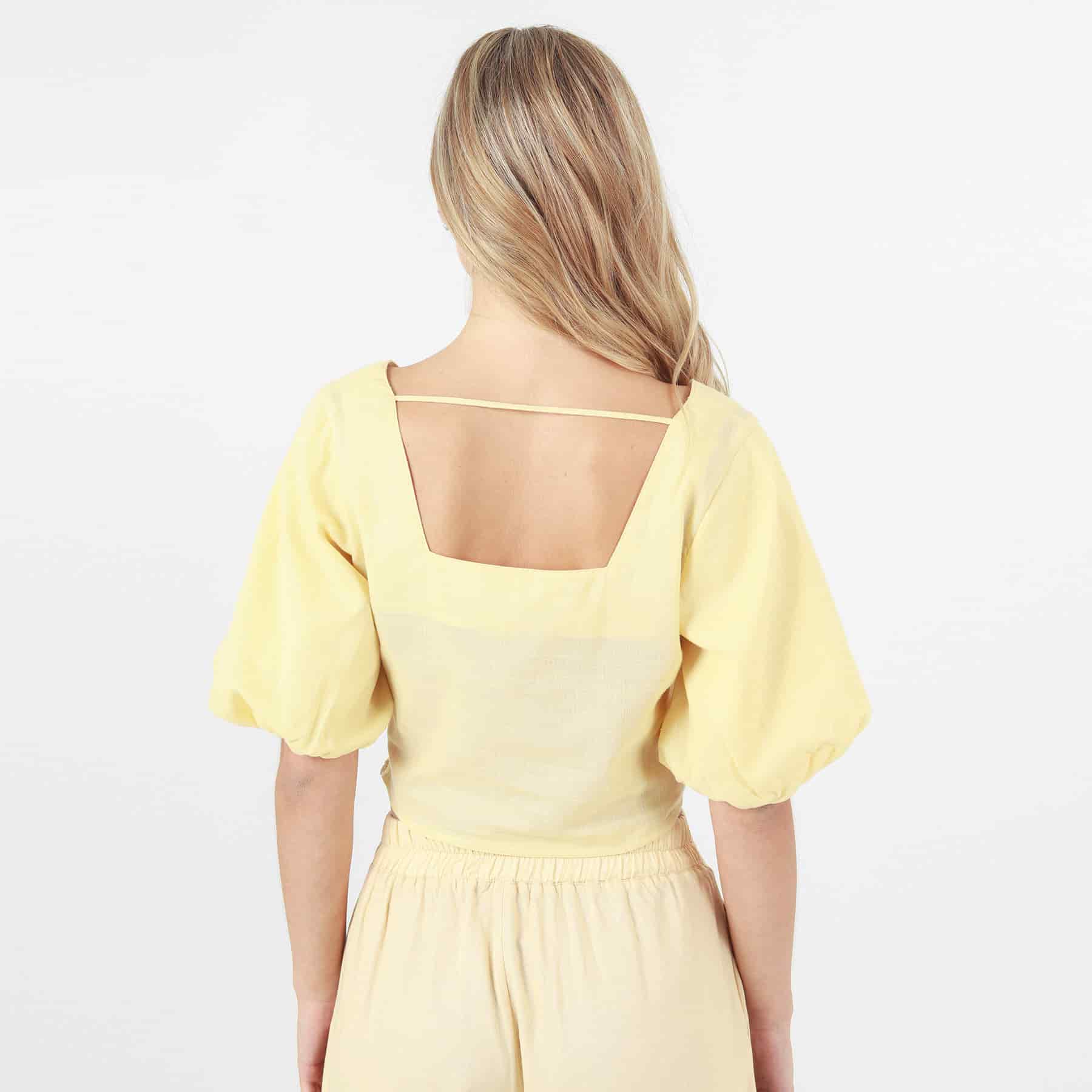 Blusa Cuello U Manga Al Codo - miniatura 3