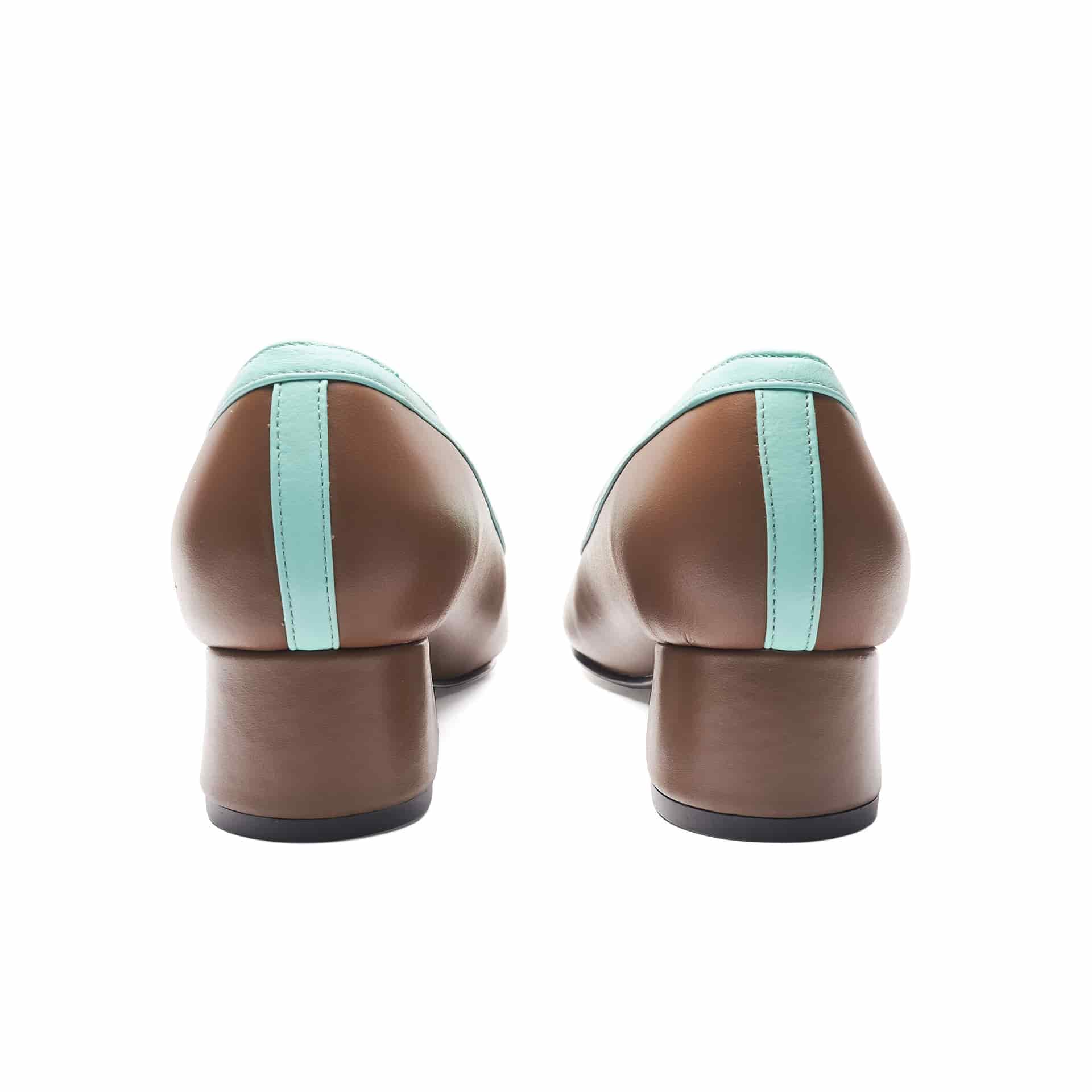 Midi Heels - Taupe x Sky Blue - miniatura 6