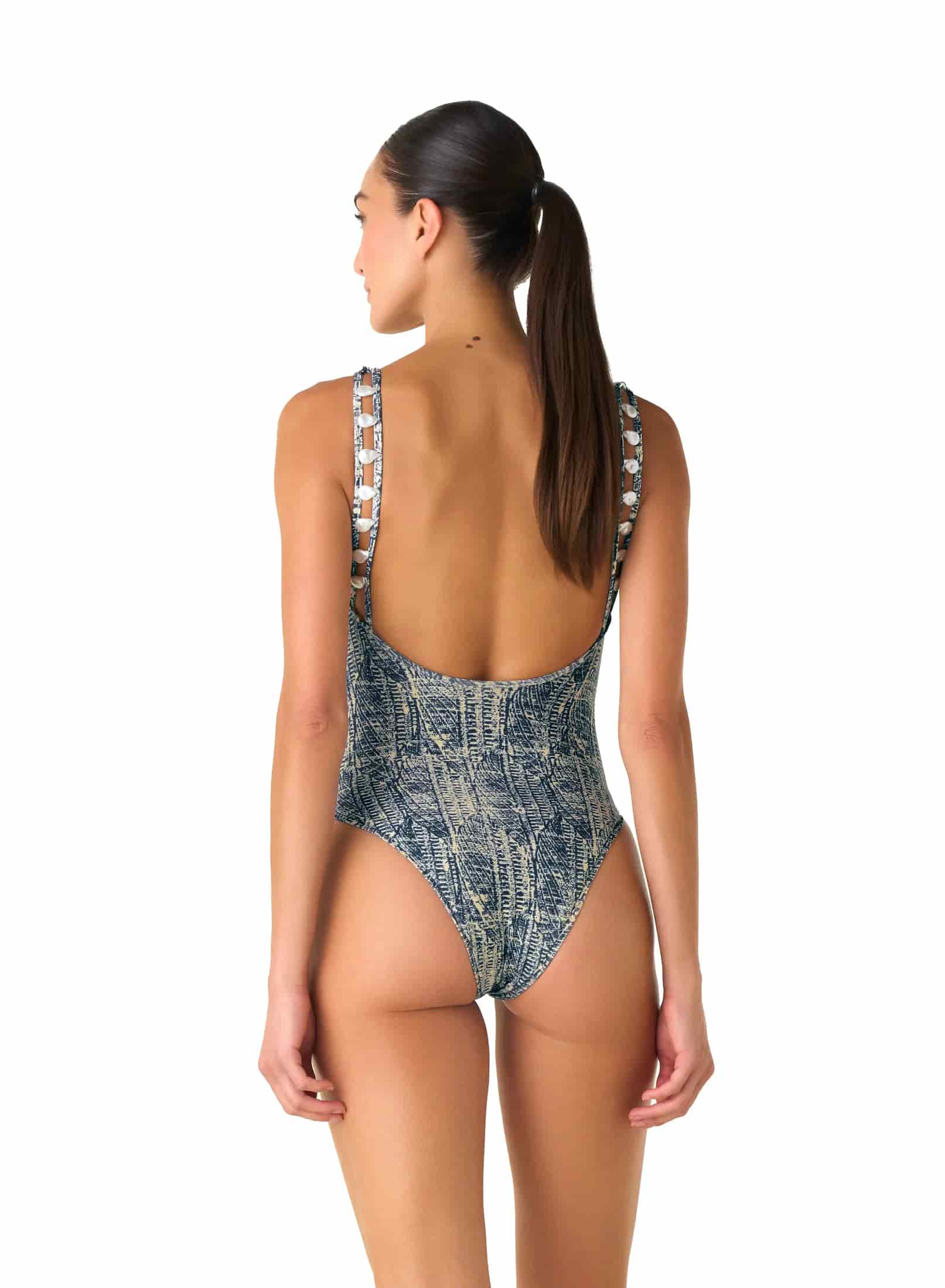 Vestido de Baño Entero Ventura Denim - miniatura 2