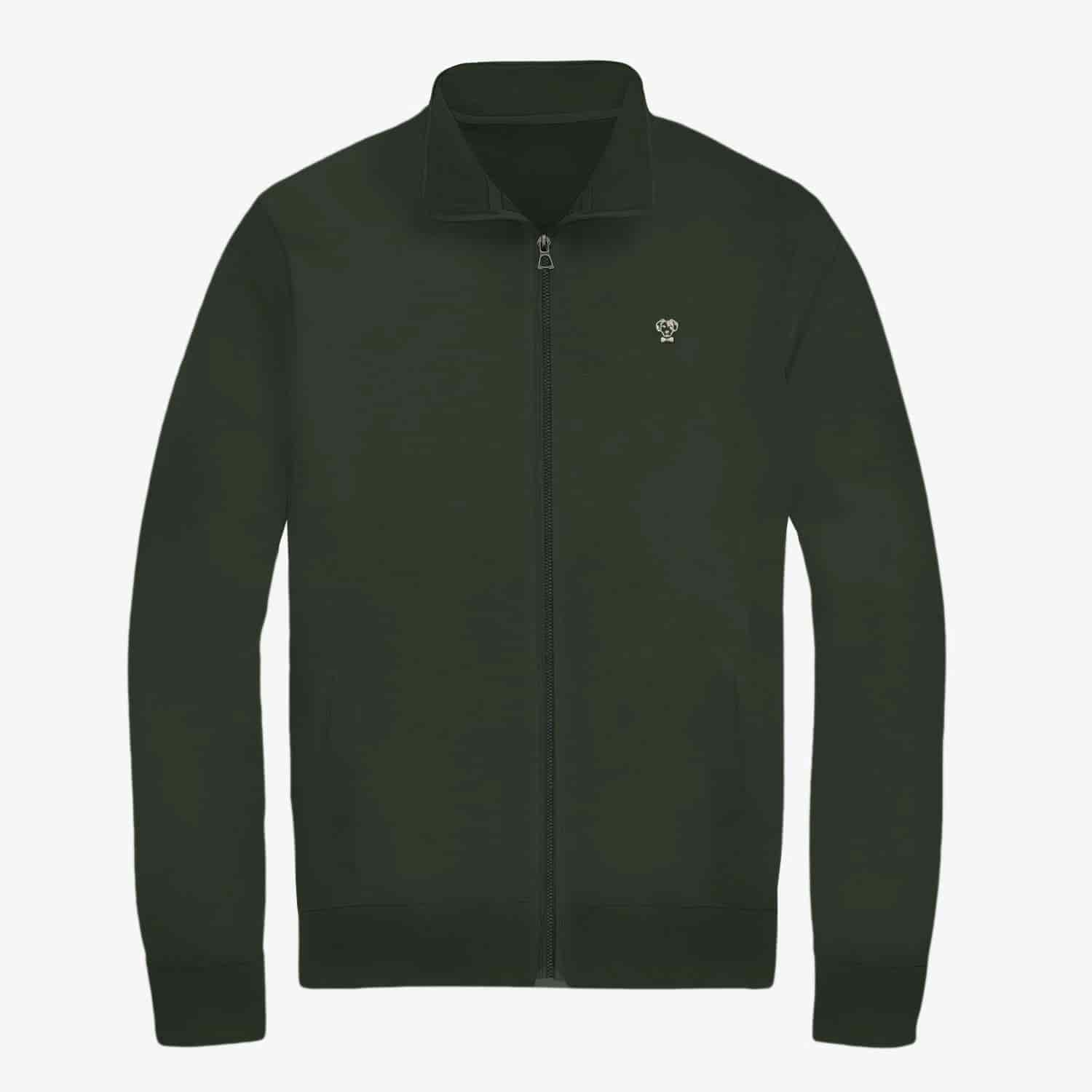Full-Zip Antimanchas Verde Militar - miniatura 6