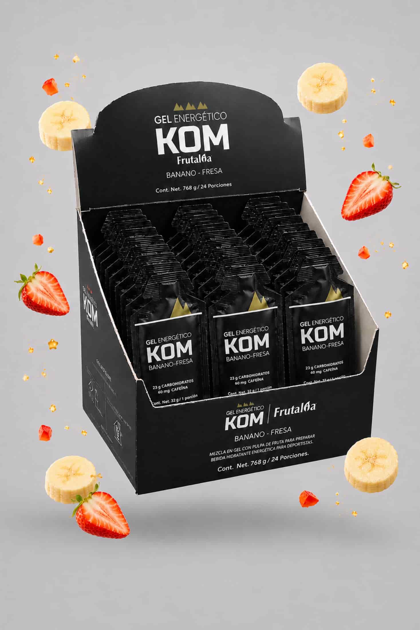 Gel Energético KOM 23 g de Carbohidratos | Caja x24 - miniatura 4