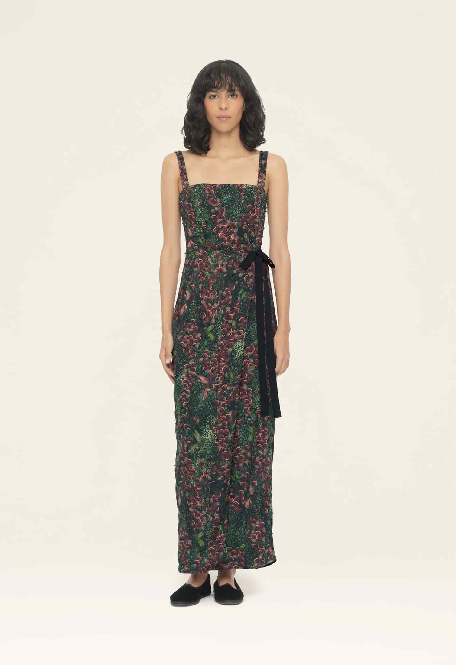Cinéfila Colibrí Maxi Dress - miniatura 1