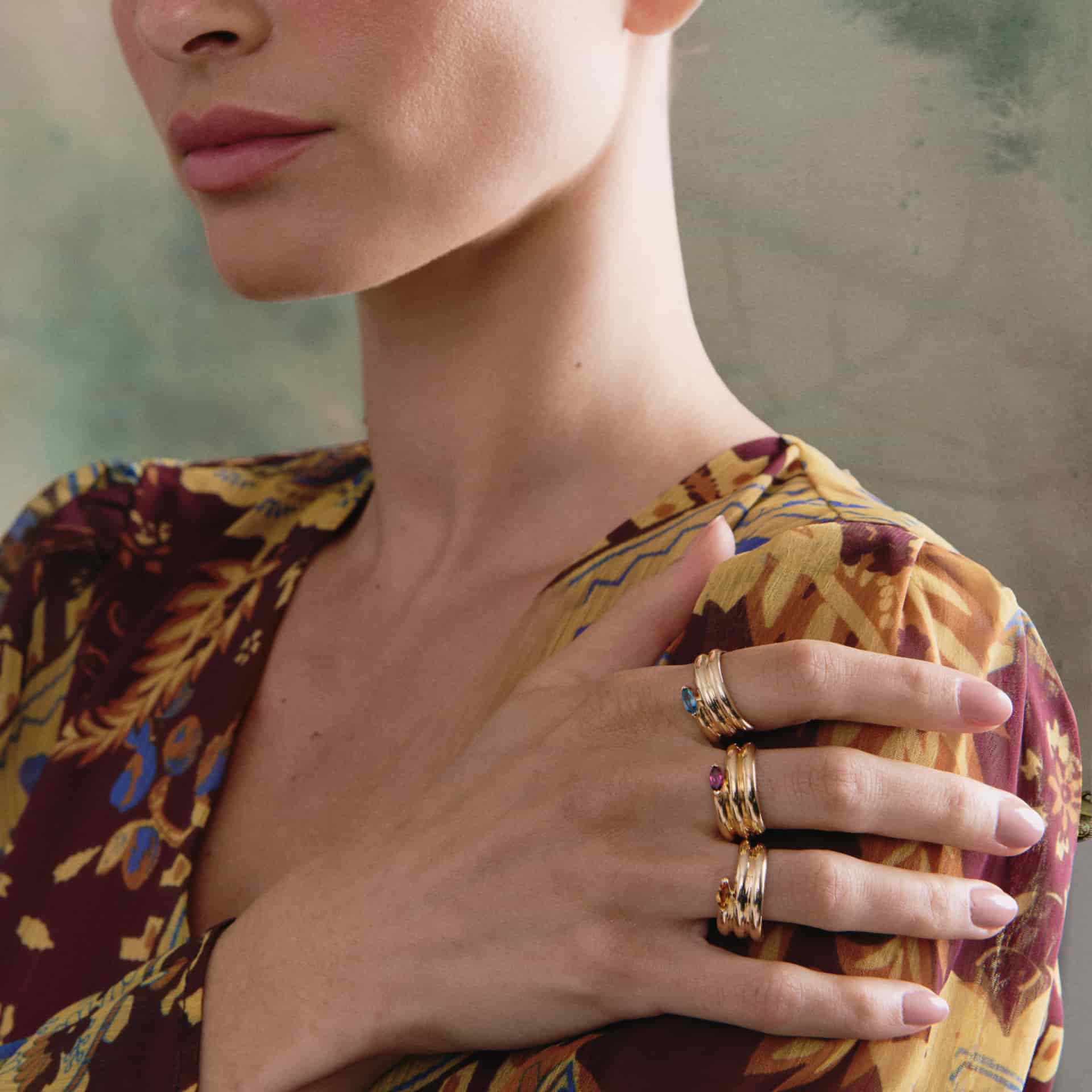 Anillo Twisted Marquise - miniatura 5