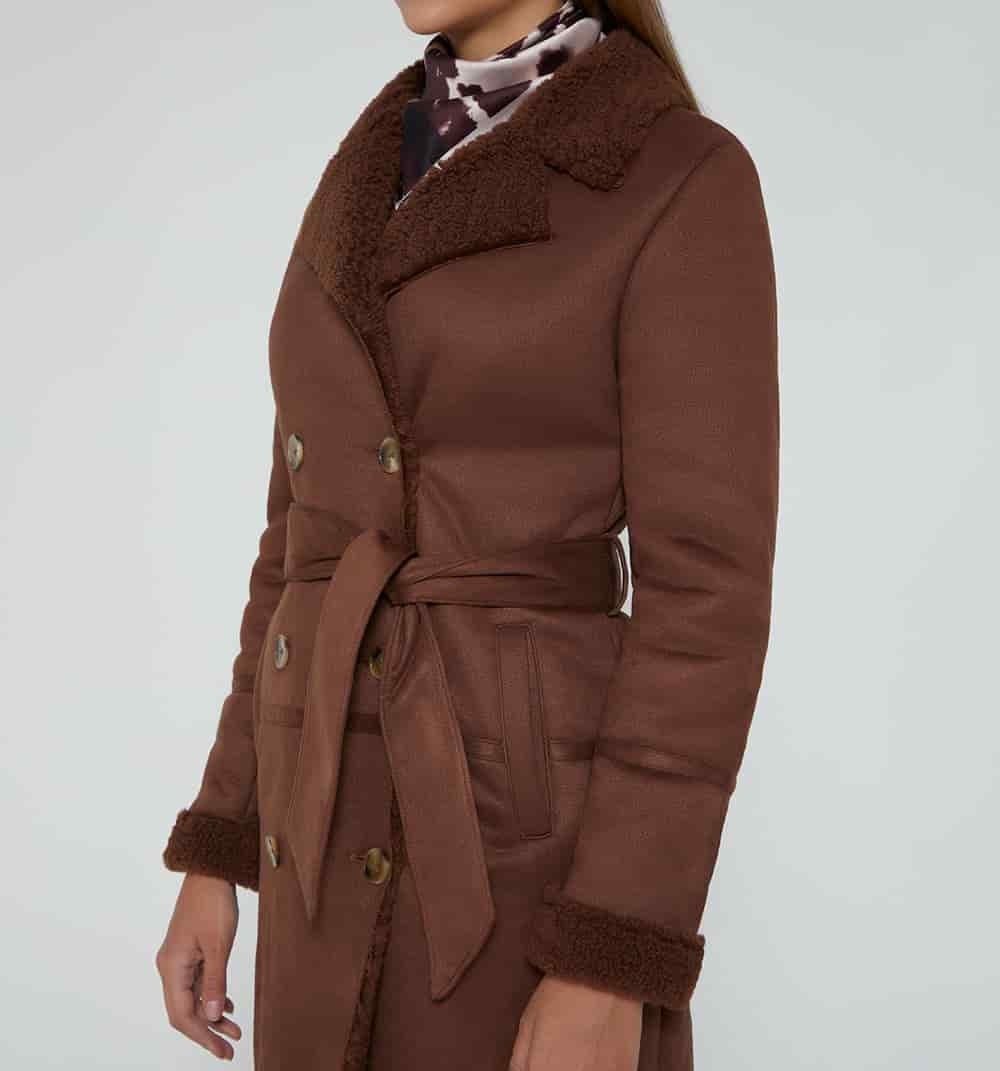 Gaban en suede con interior en teddy - miniatura 3