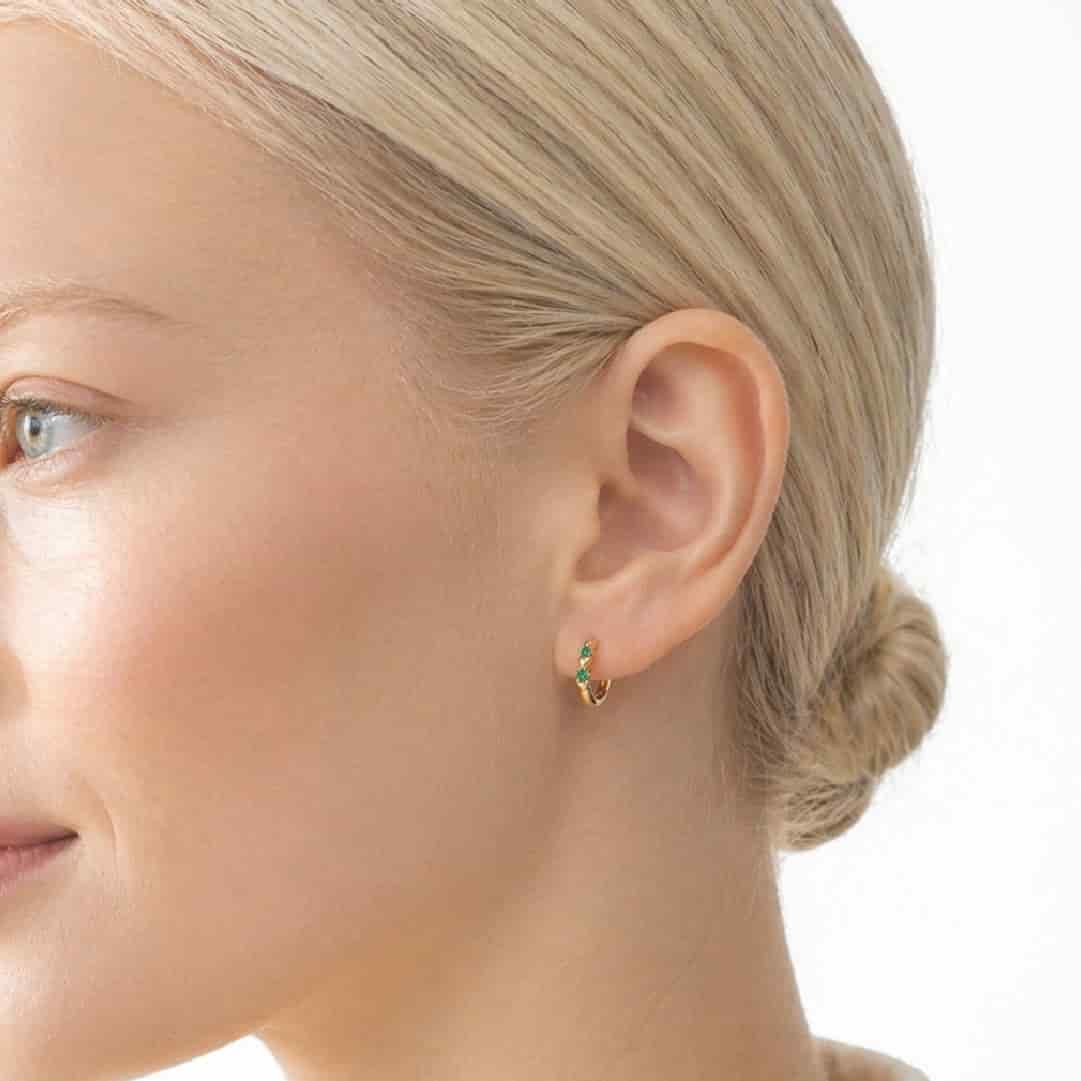 Aretes Dream Esmeralda - miniatura 4
