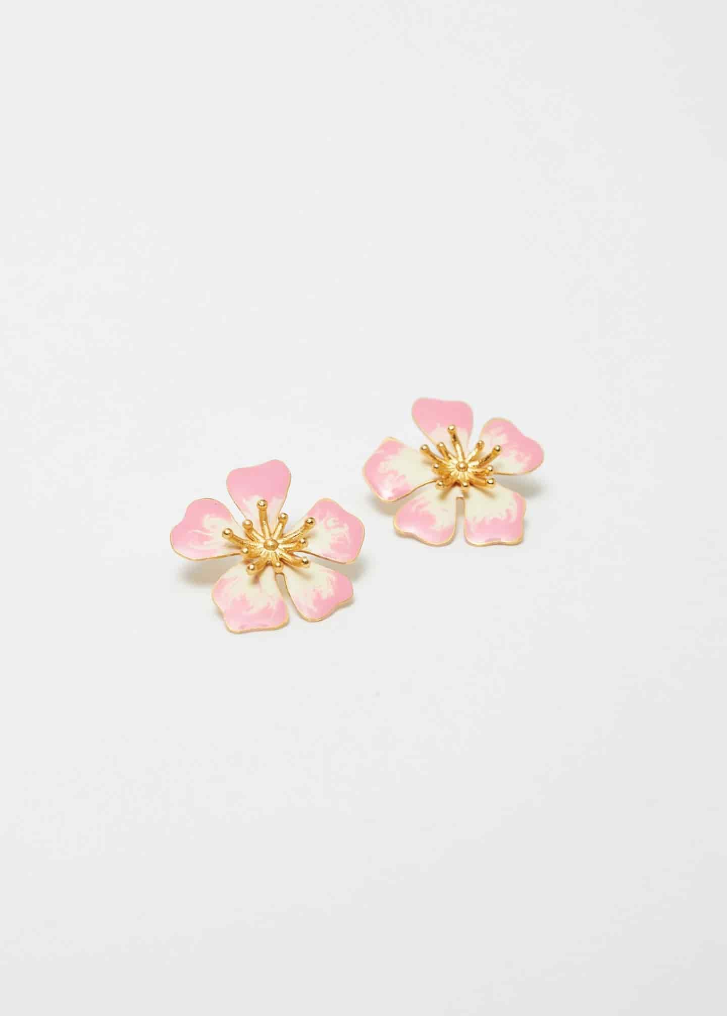 Aretes Aurora midi Rosa Swirl - miniatura 2