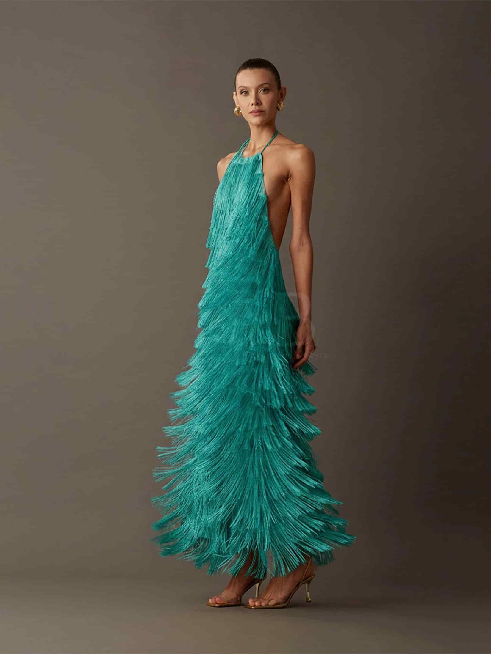 VESTIDO JOYA LARGO - miniatura 9