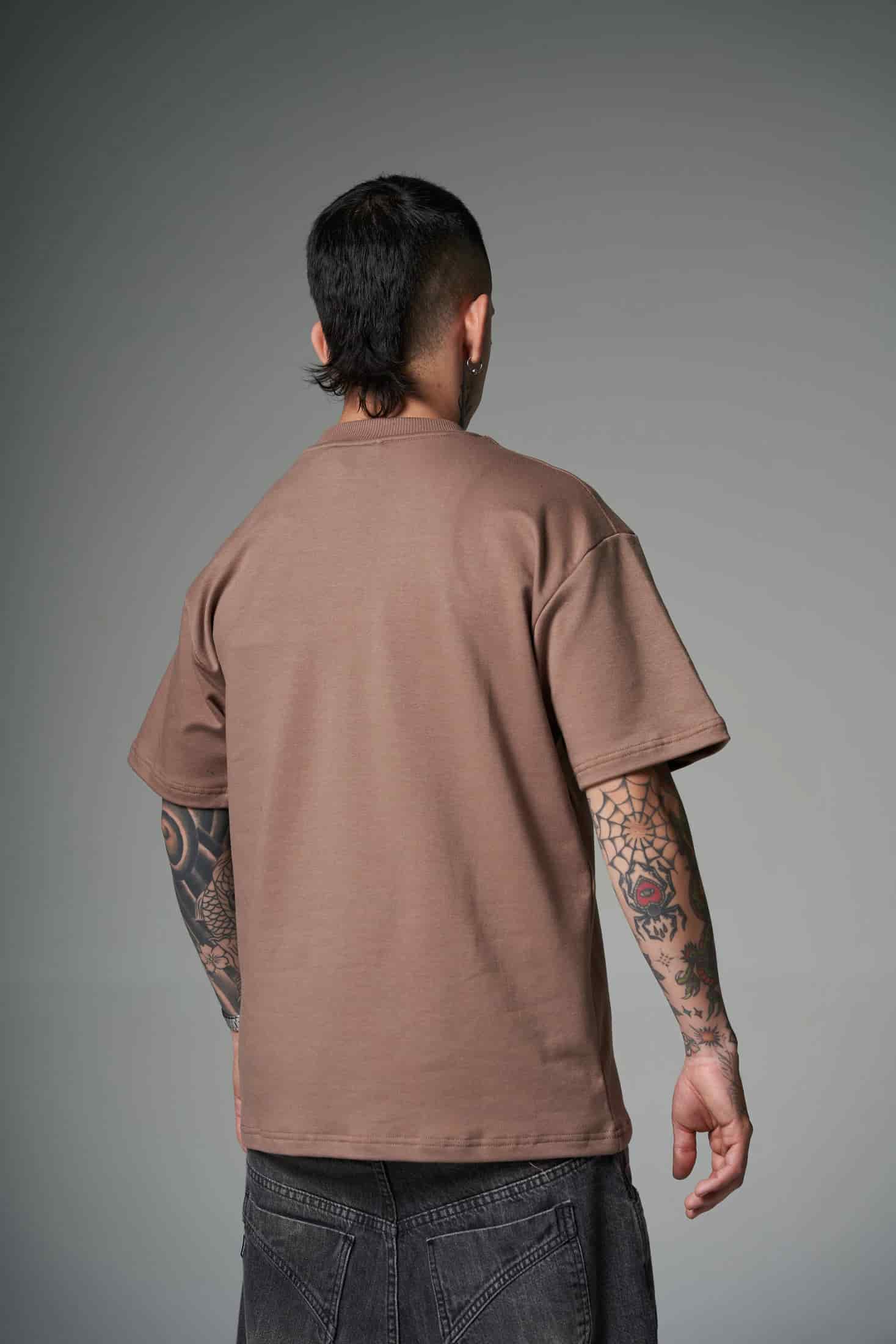 CAMISETA TAUPE OVERSIZE SVG 260 GRAMOS 14491 - miniatura 8