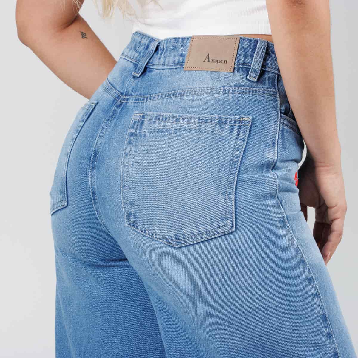 Jean Axspen Super Wide Leg  Ax-2896 - miniatura 3