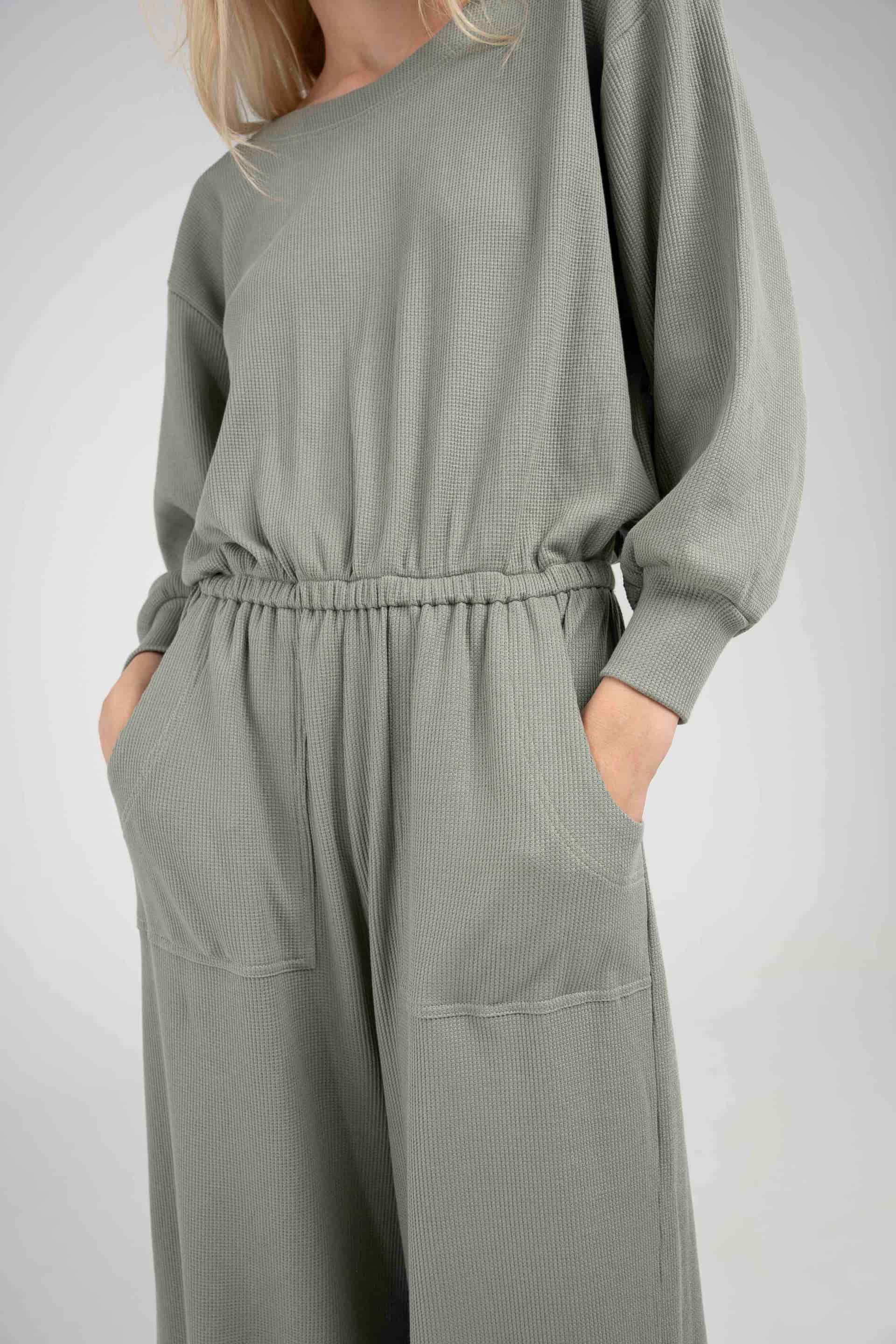 Organic Waffle Jumpsuit - miniatura 5