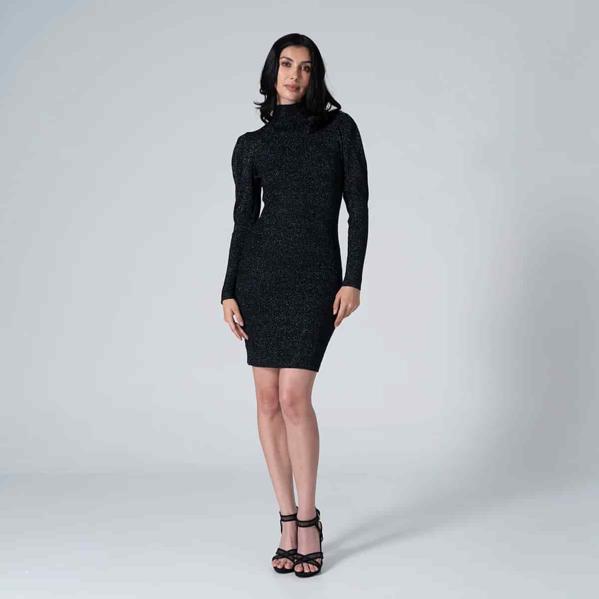 Vestido Tejido Cuello Alto Victory - miniatura 1