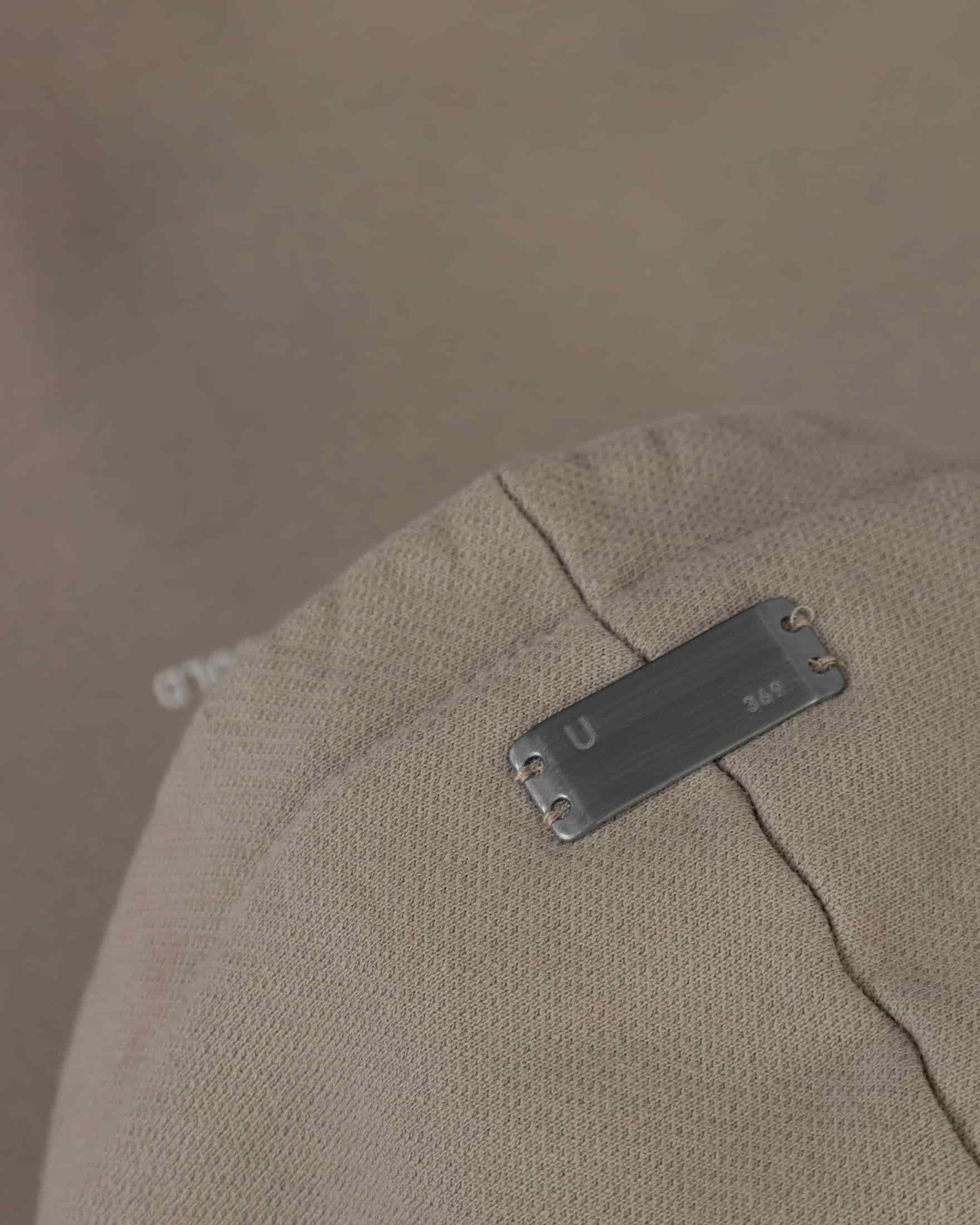 W Basics Undergold Boxy Fit Hoodie Cream - miniatura 6