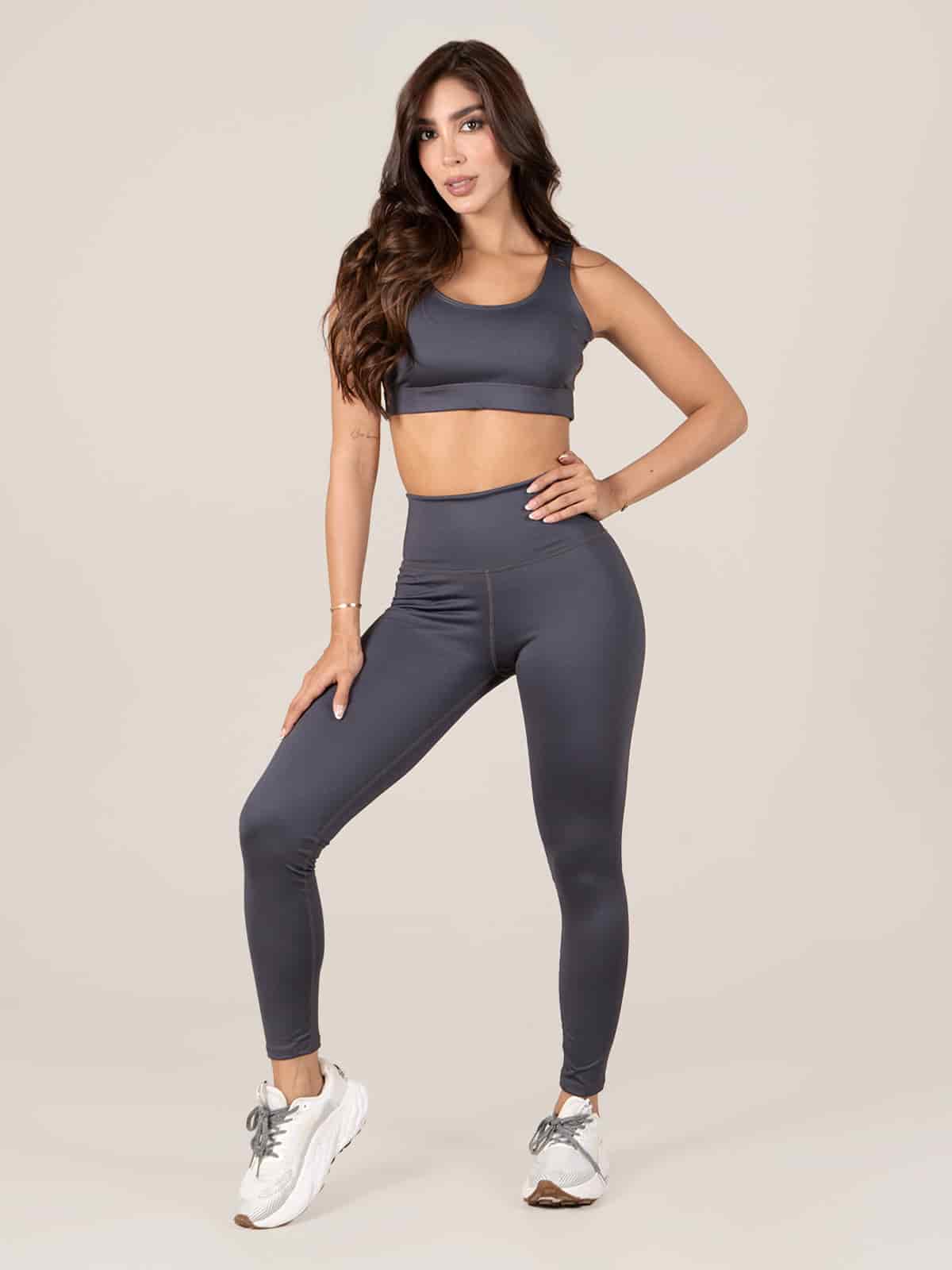 Gris Oscuro Leggins Set - miniatura 1