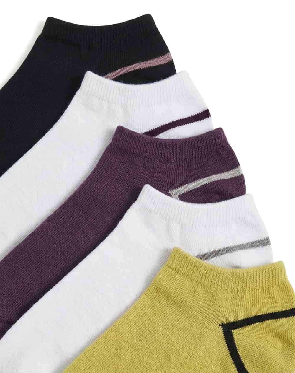 5 pares de medias tobilleras surtido hombre - miniatura 2