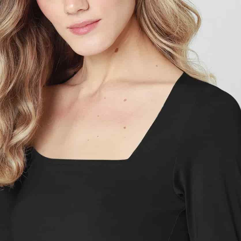 Camiseta Cuello Cuadrado Manga Larga - miniatura 2