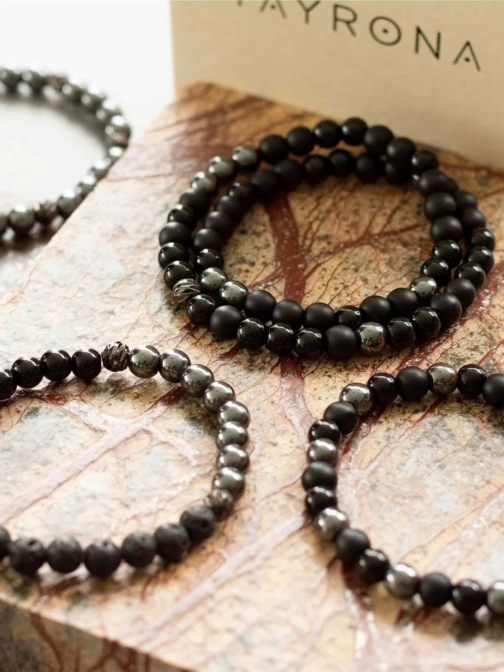Brazalete Tayrona Onyx 6mm - miniatura 3