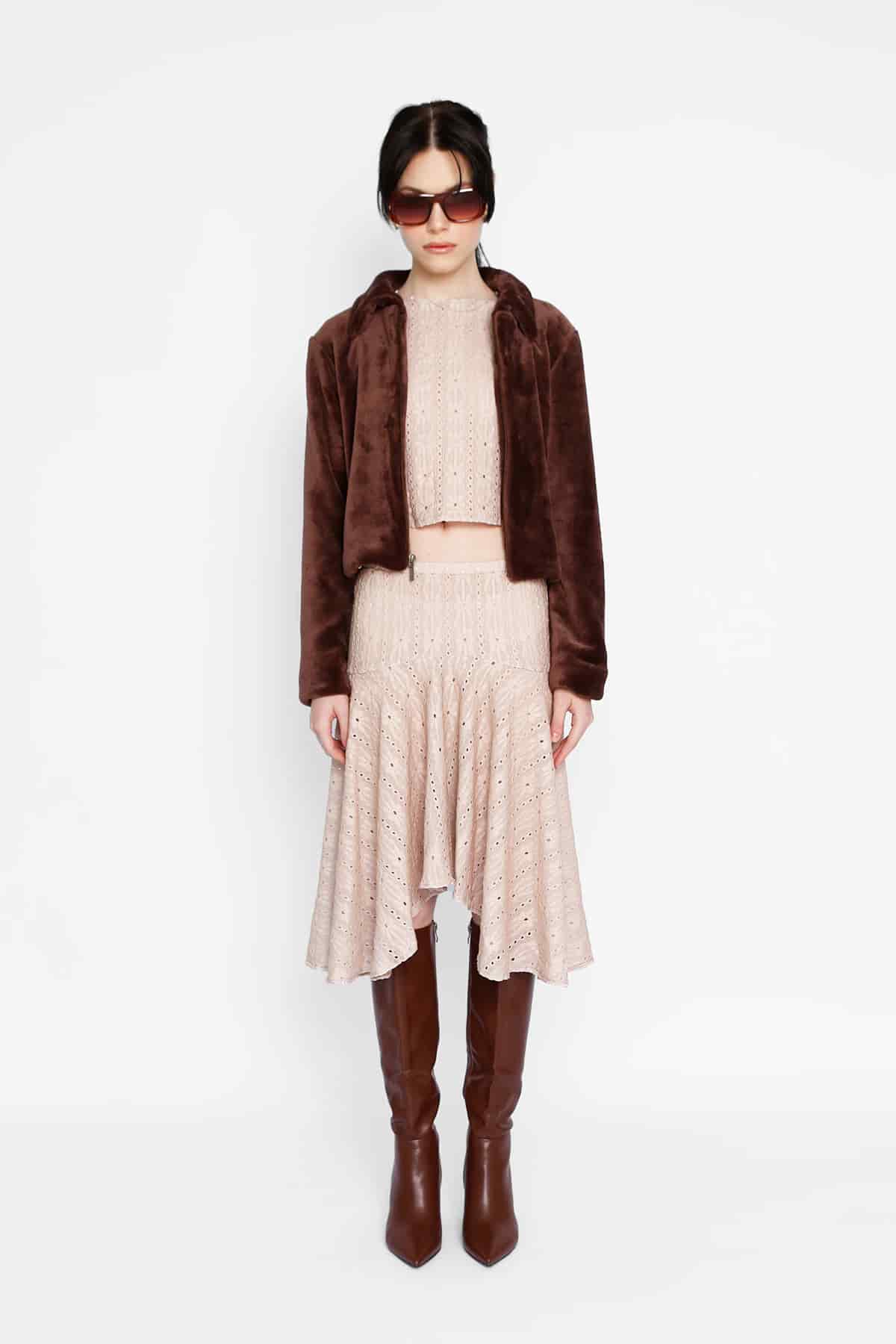 The Fuzzy Jacket in Brown - miniatura 2