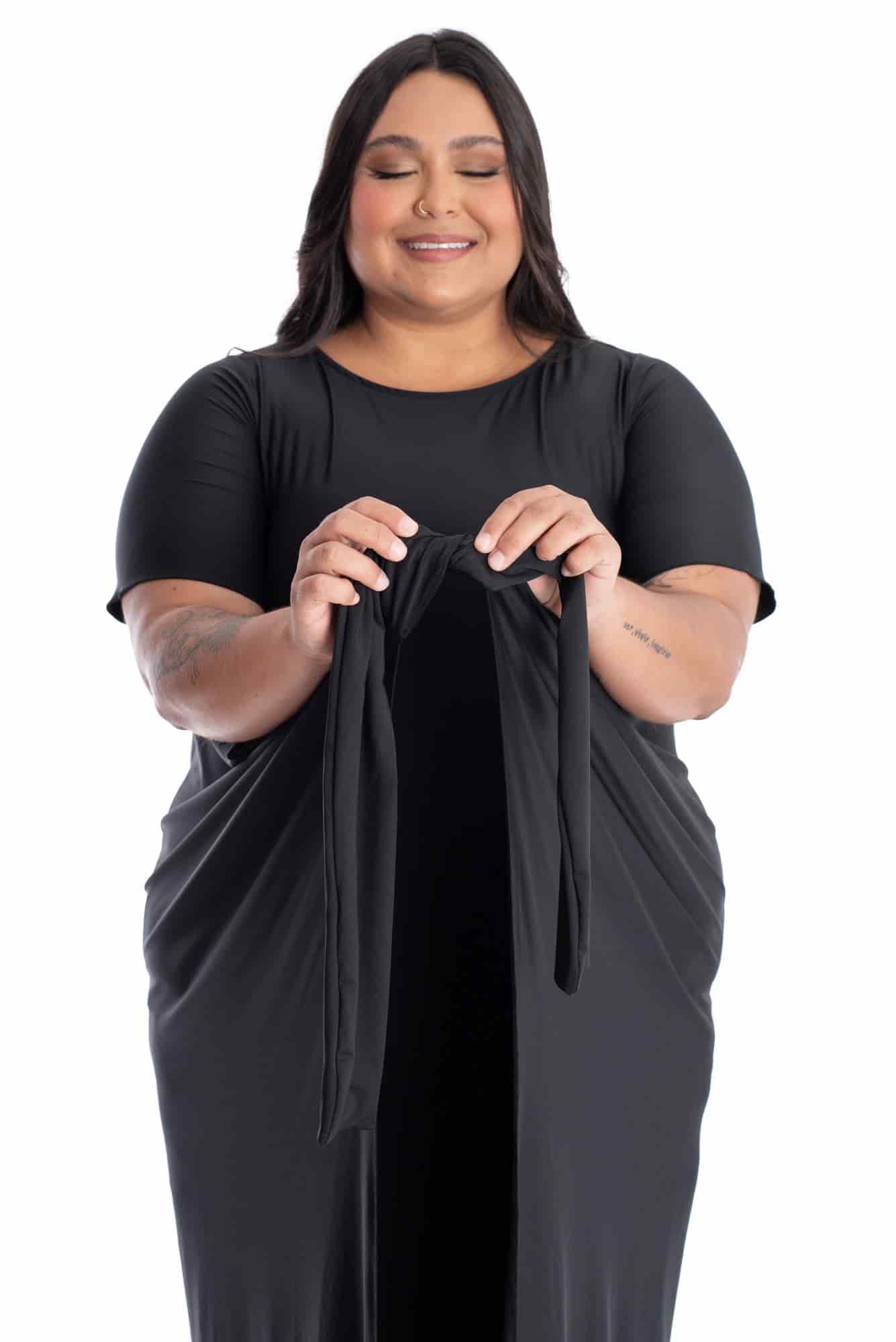 Vestido Diverso Negro - miniatura 5
