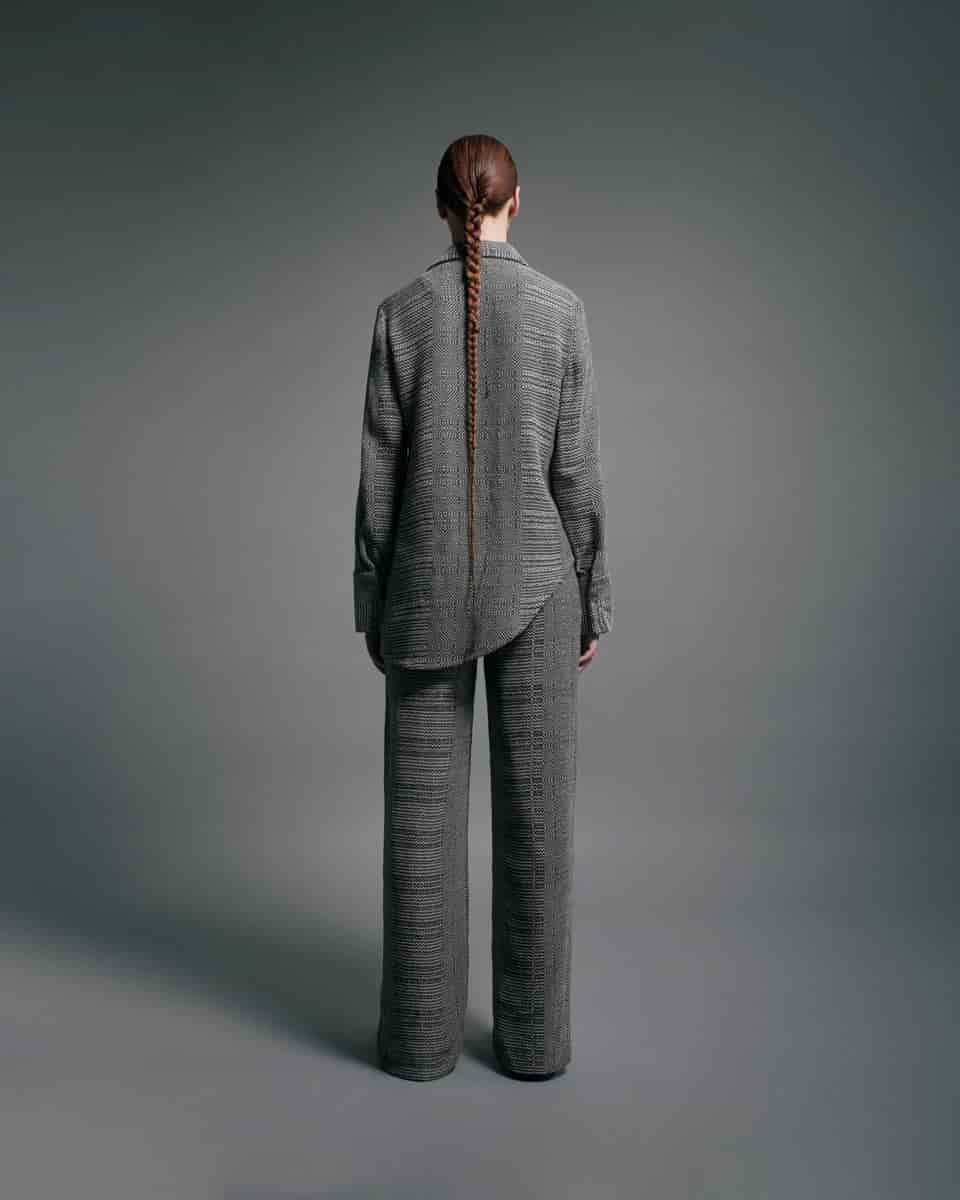 OVERSIZED COTTON LOOM PANTS - miniatura 6