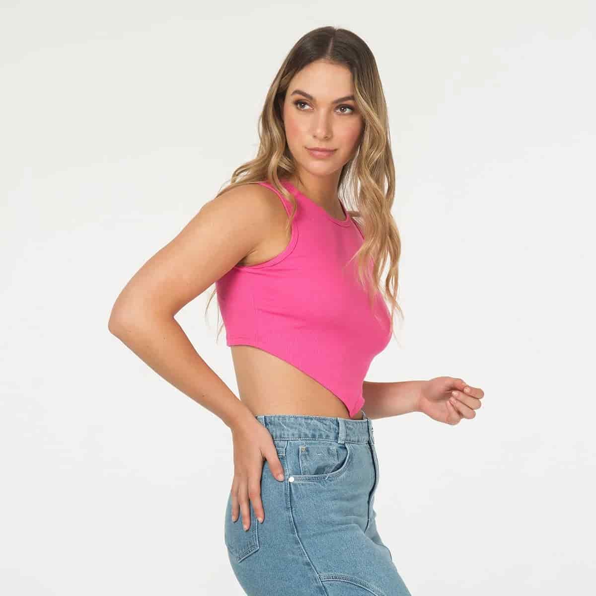 Blusa Crop Top Basica Melina - miniatura 3