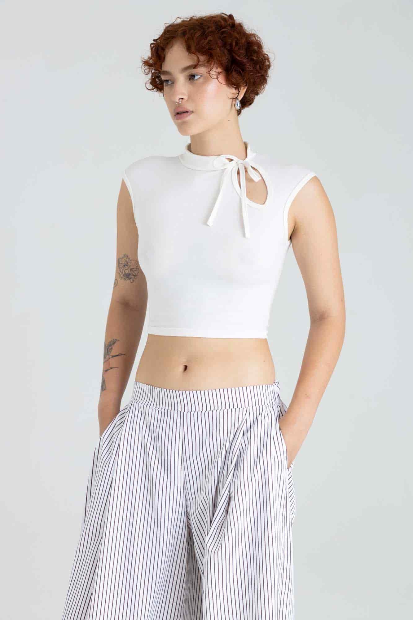 SORA TOP MARFIL - miniatura 5