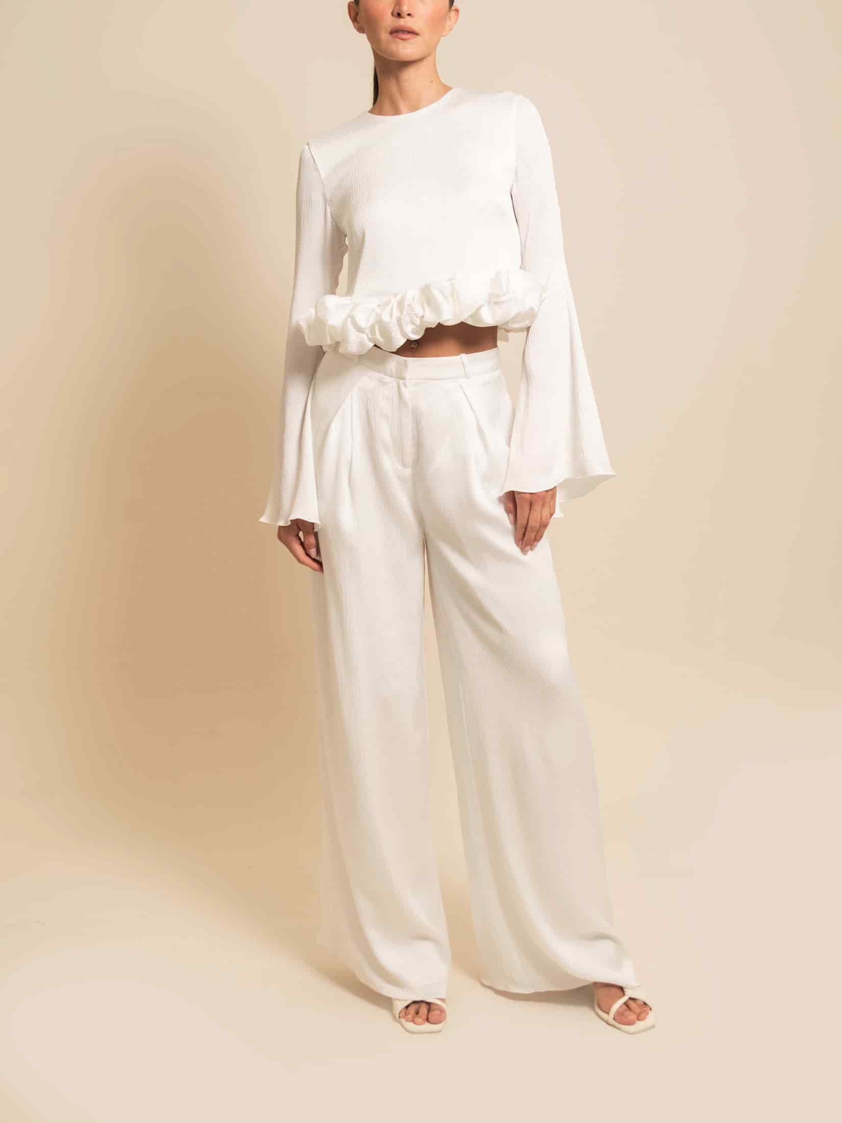 MAGGIE BLOUSE IVORY - miniatura 2