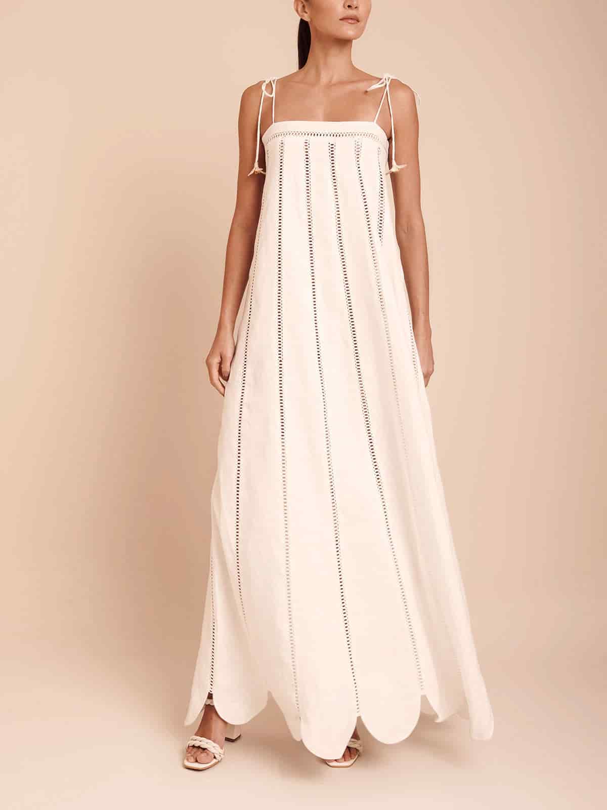 NILO DRESS IVORY - miniatura 3