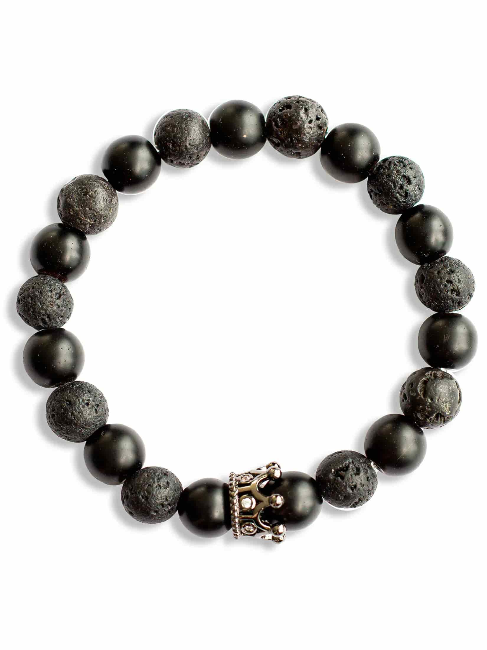 Brazalete Pareja Onyx 8mm - miniatura 5