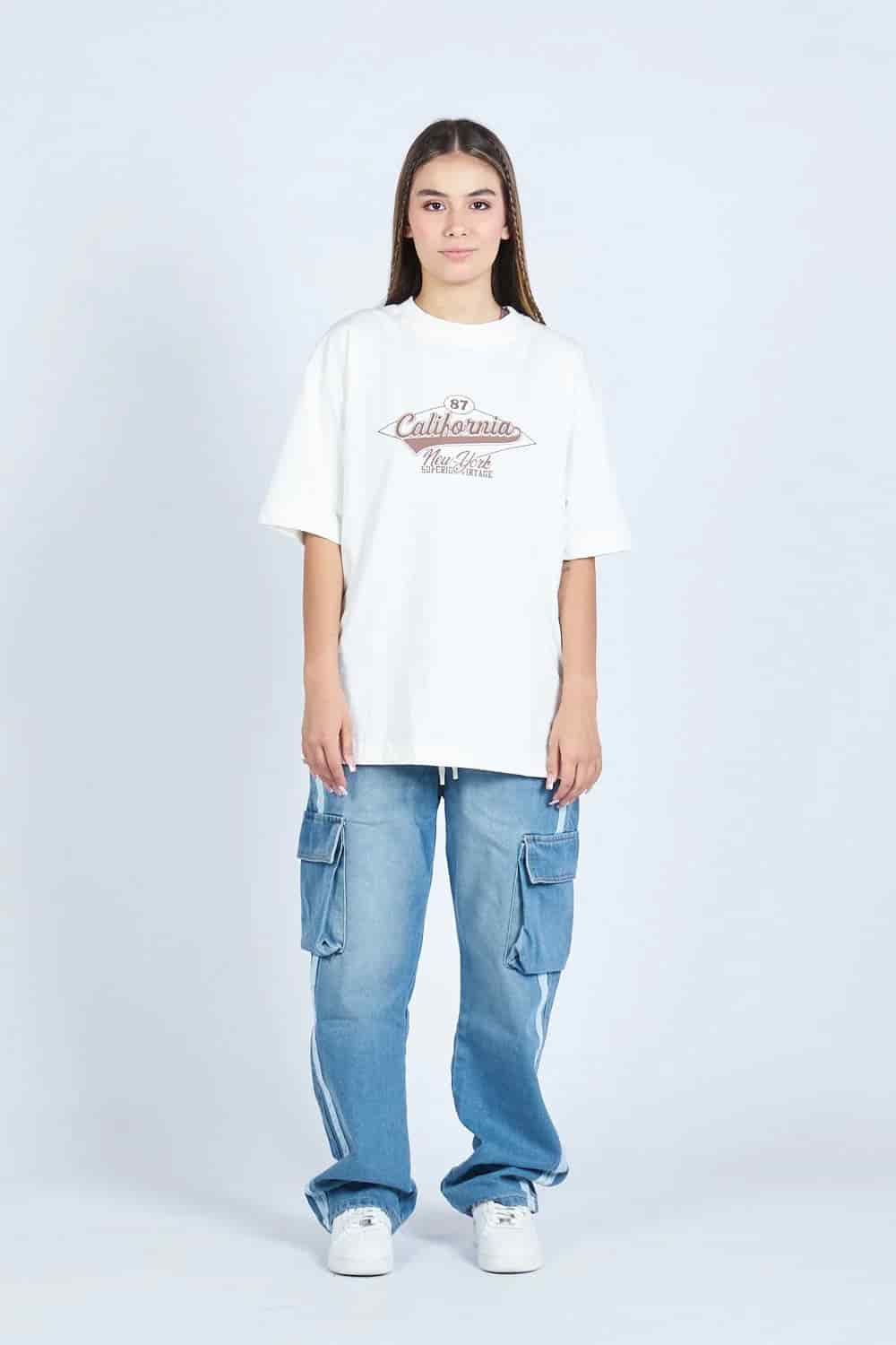 Pantalon cargo DENIM con hiladilla | DROP 03 | - miniatura 3