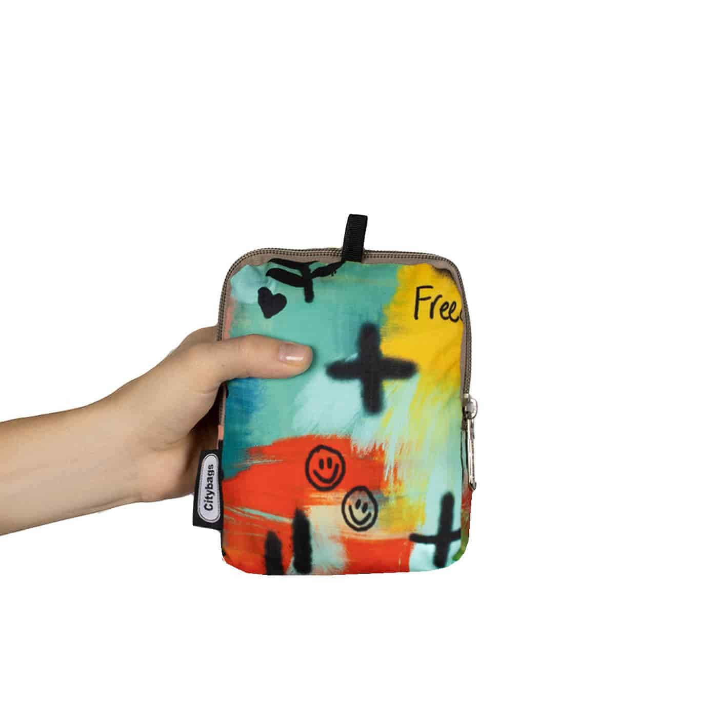 Morral Plegable ULTRA Estampado Graffiti Citybags Multicolor - miniatura 2