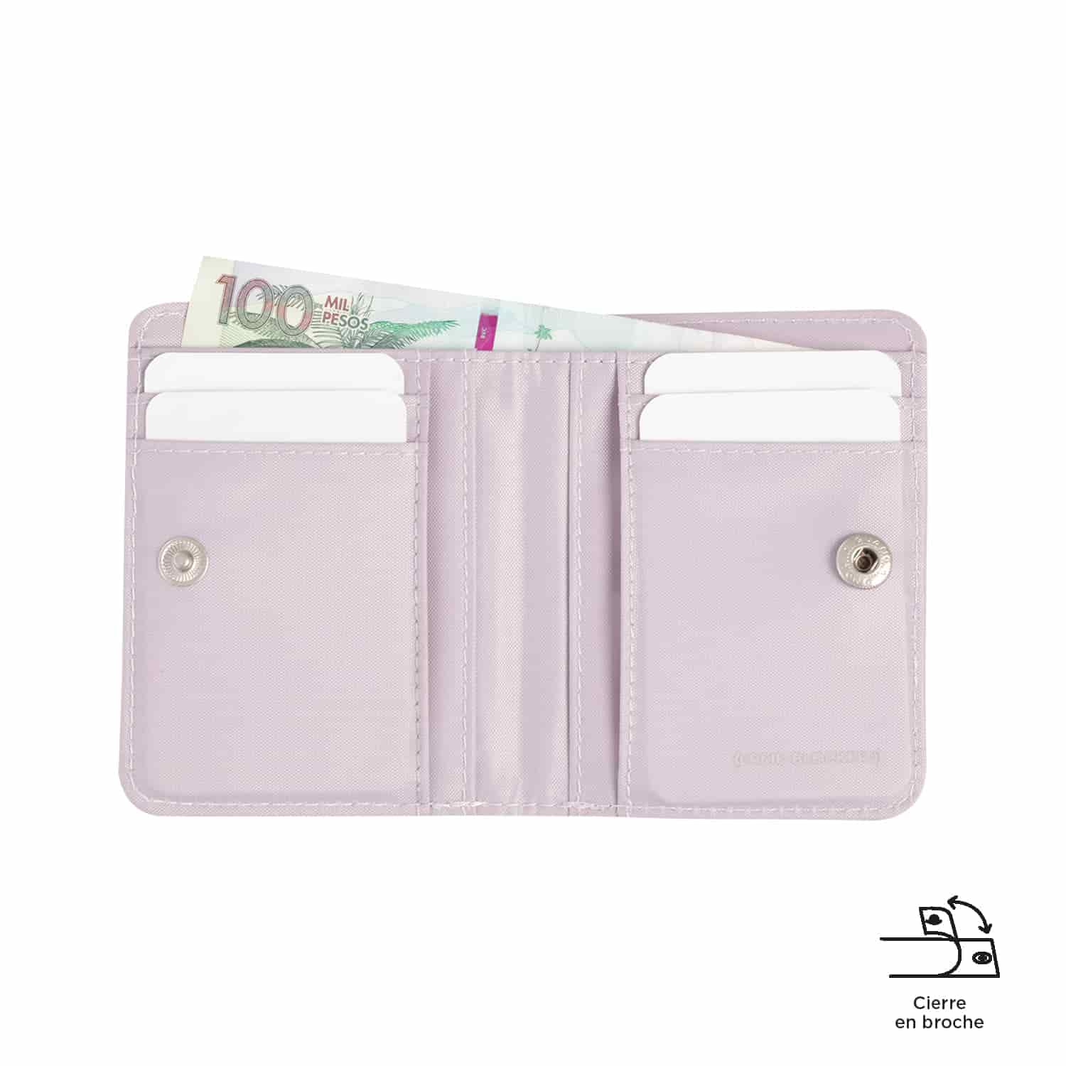 Billetera Texture Rig con RFID Blocker Rosada - miniatura 4