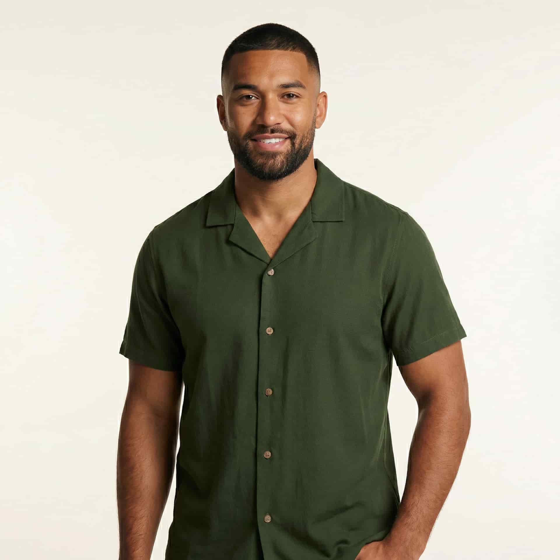 Camisa Bowling Verde G03 - miniatura 6