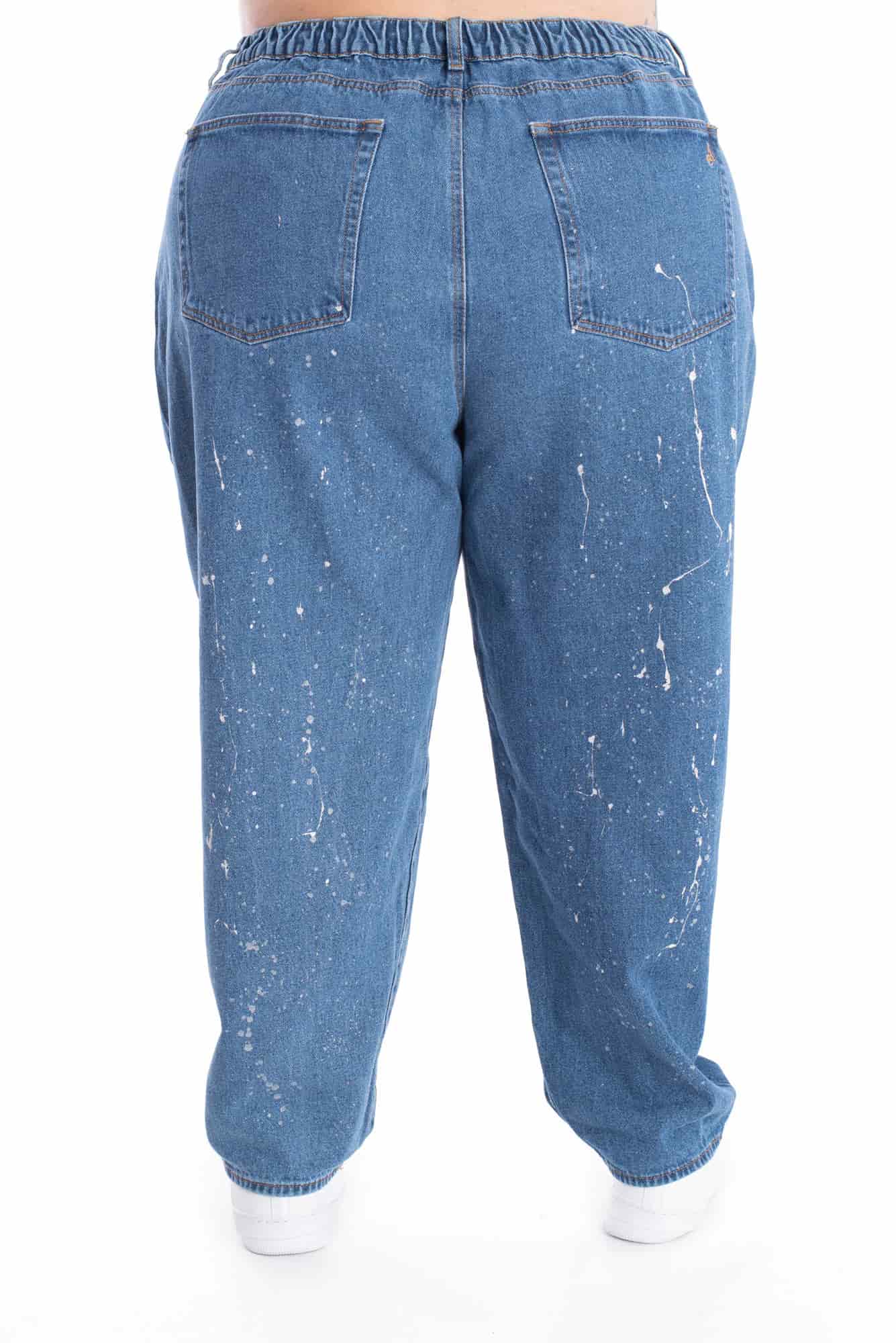 Jean Boyfriend Azul Medio Plata 377 - miniatura 24