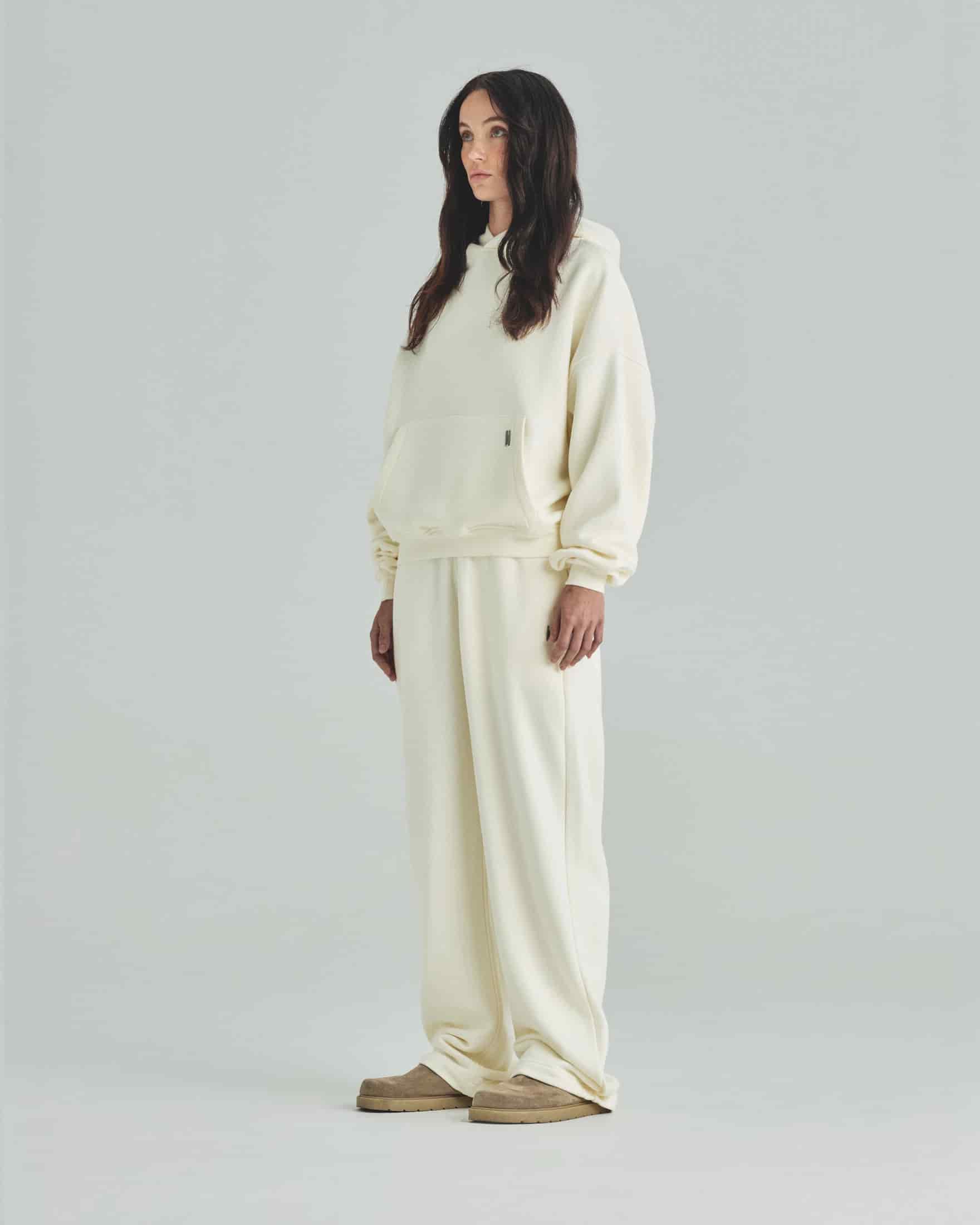Blanks Boxy Fit Hoodie Cream - miniatura 6