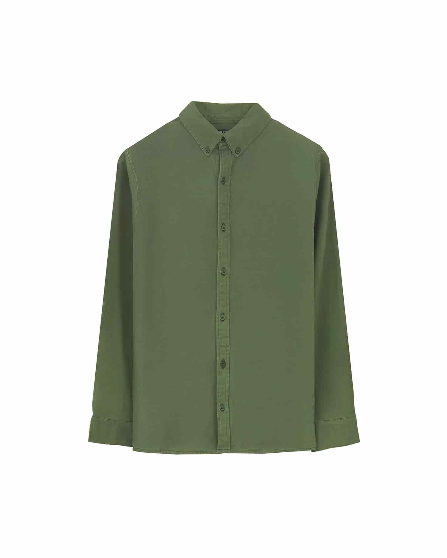 Camisa clasica Verde - miniatura 1
