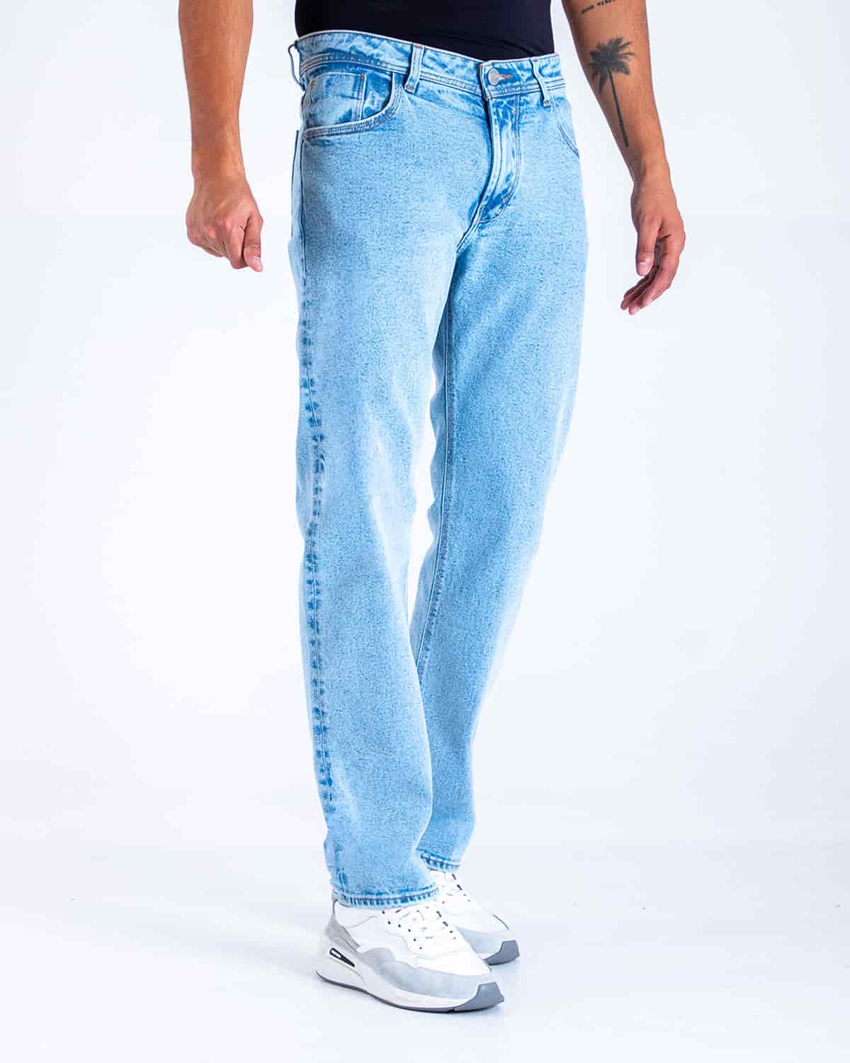 Jean straigth tono claro para hombre - miniatura 2