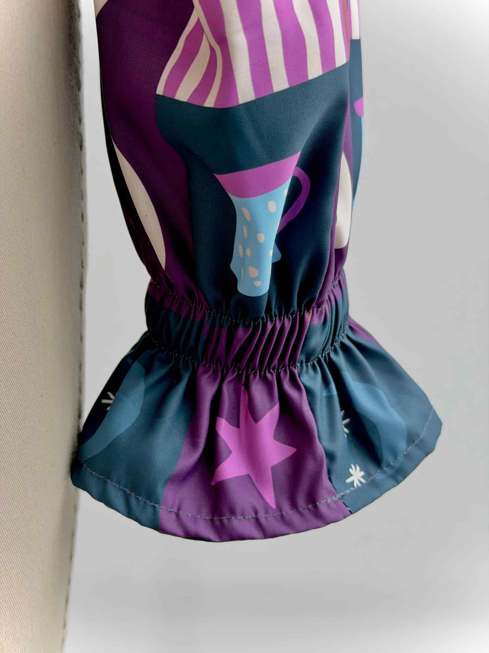 Chaqueta corta estampada morado - miniatura 4