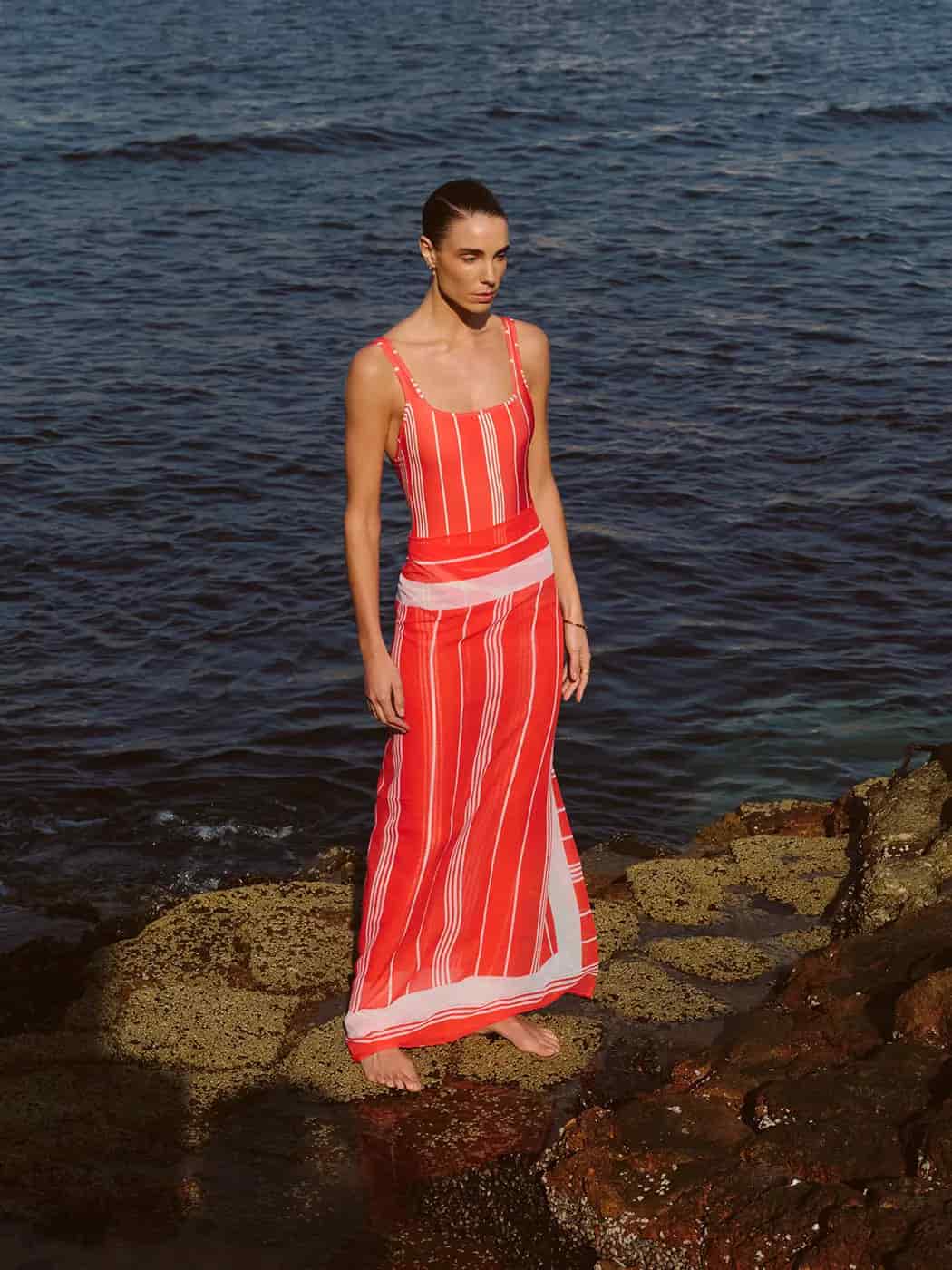 Sarong Pareo Capri Red - miniatura 1