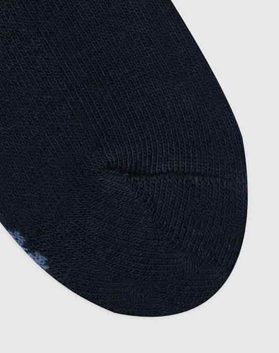 Medias hombre largas algodón pack x3 azules - miniatura 3