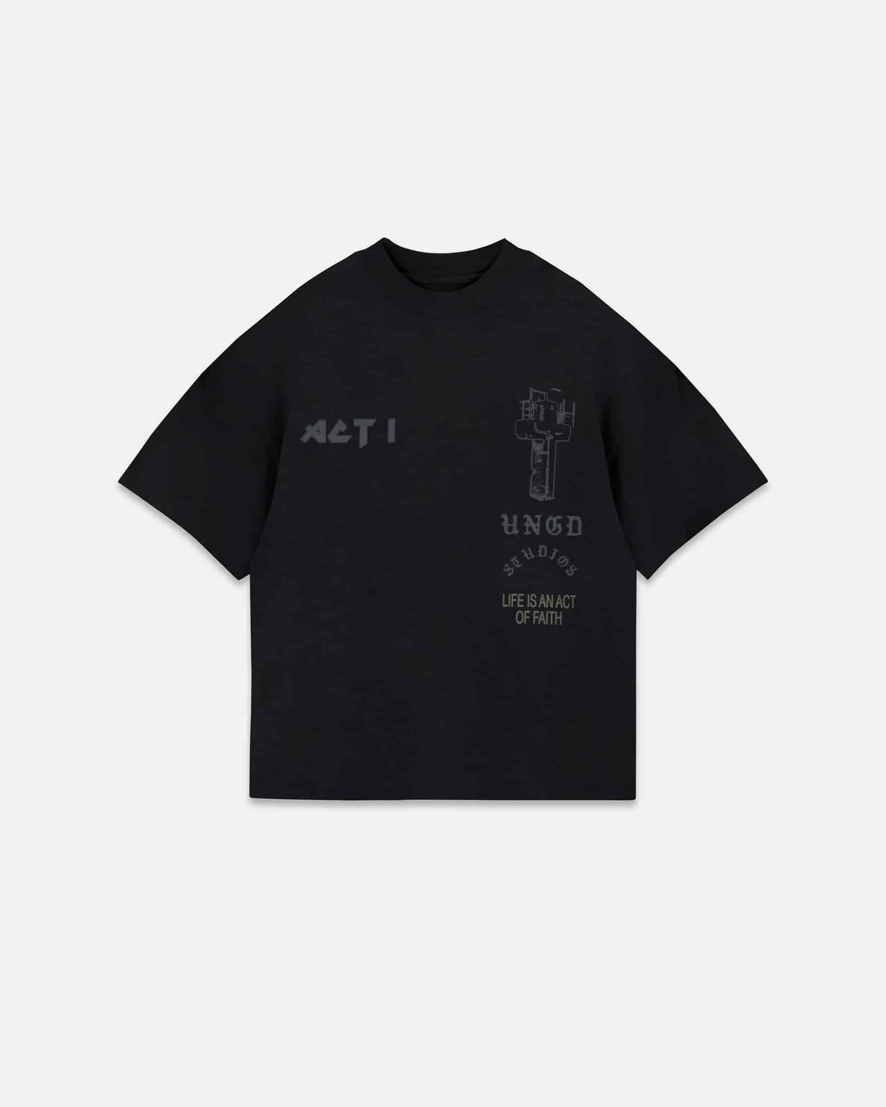 Act 1 Essence Fit Tshirt Vintage Black - miniatura 1