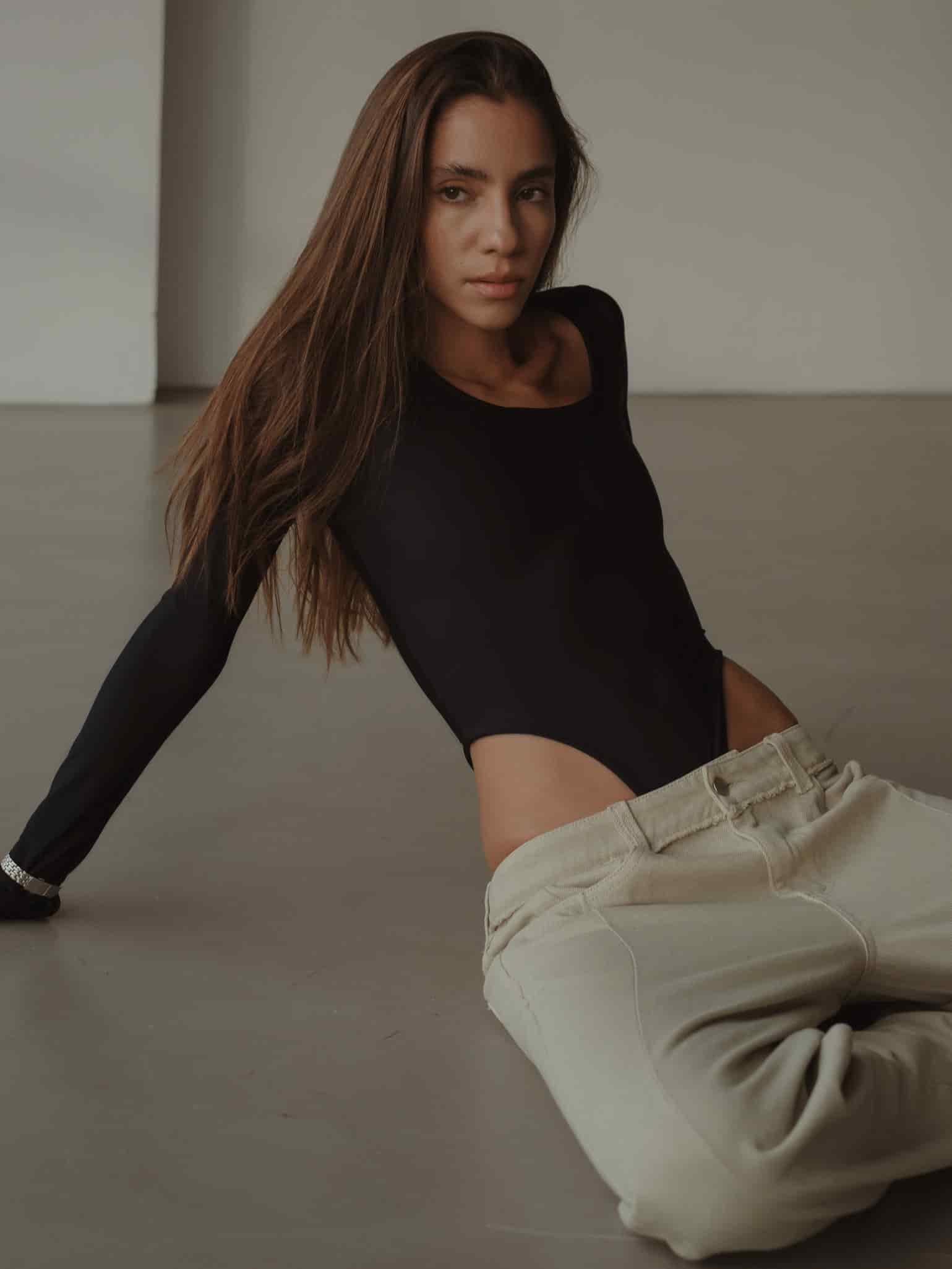 OPEN CURVE BODYSUIT - BLACK - miniatura 10